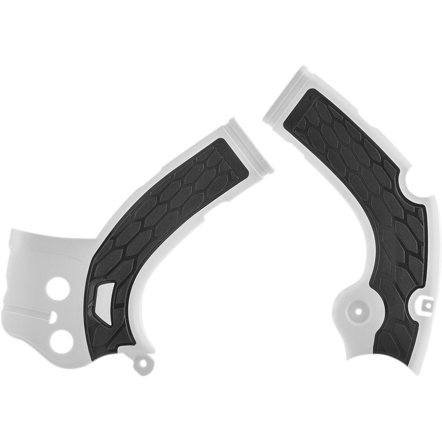 ACERBIS X-Grip Frame Guards - White/Black - YZ 250F/450F/WR250F/450F 2640271035
