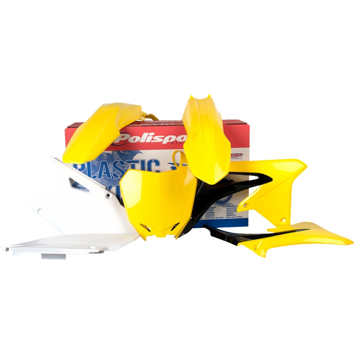 POLISPORT Body Kit - '09-'12 OEM Yellow/White - RM-Z 450 90209 by Polisport