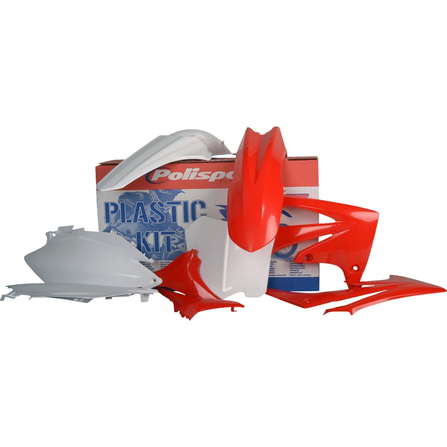 POLISPORT Body Kit - Complete - OEM Red/White - CRF 250R/450R 90423 by Polisport