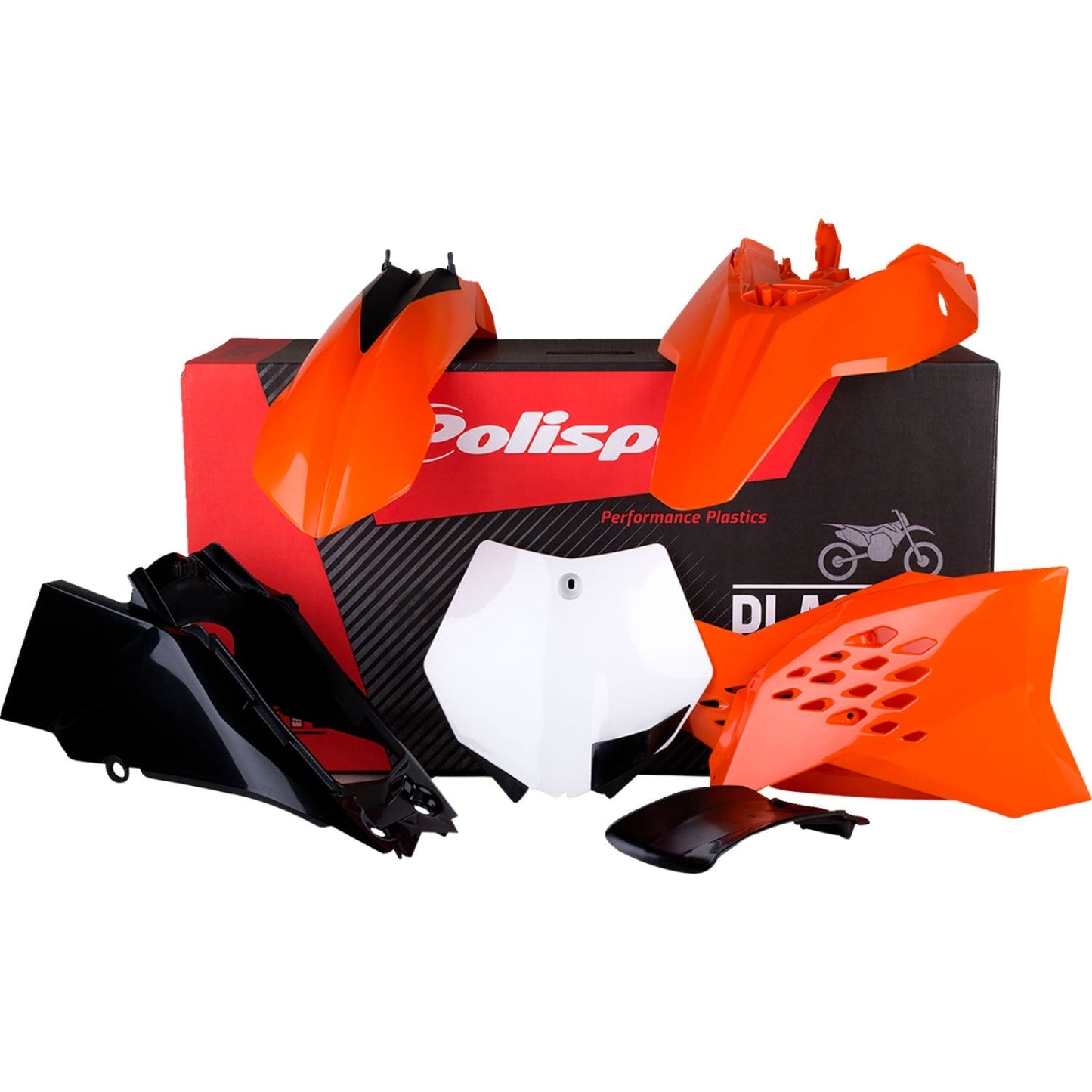 POLISPORT Body Kit - '13 - '15 OEM Orange /Black - SX 65 90563 by Polisport