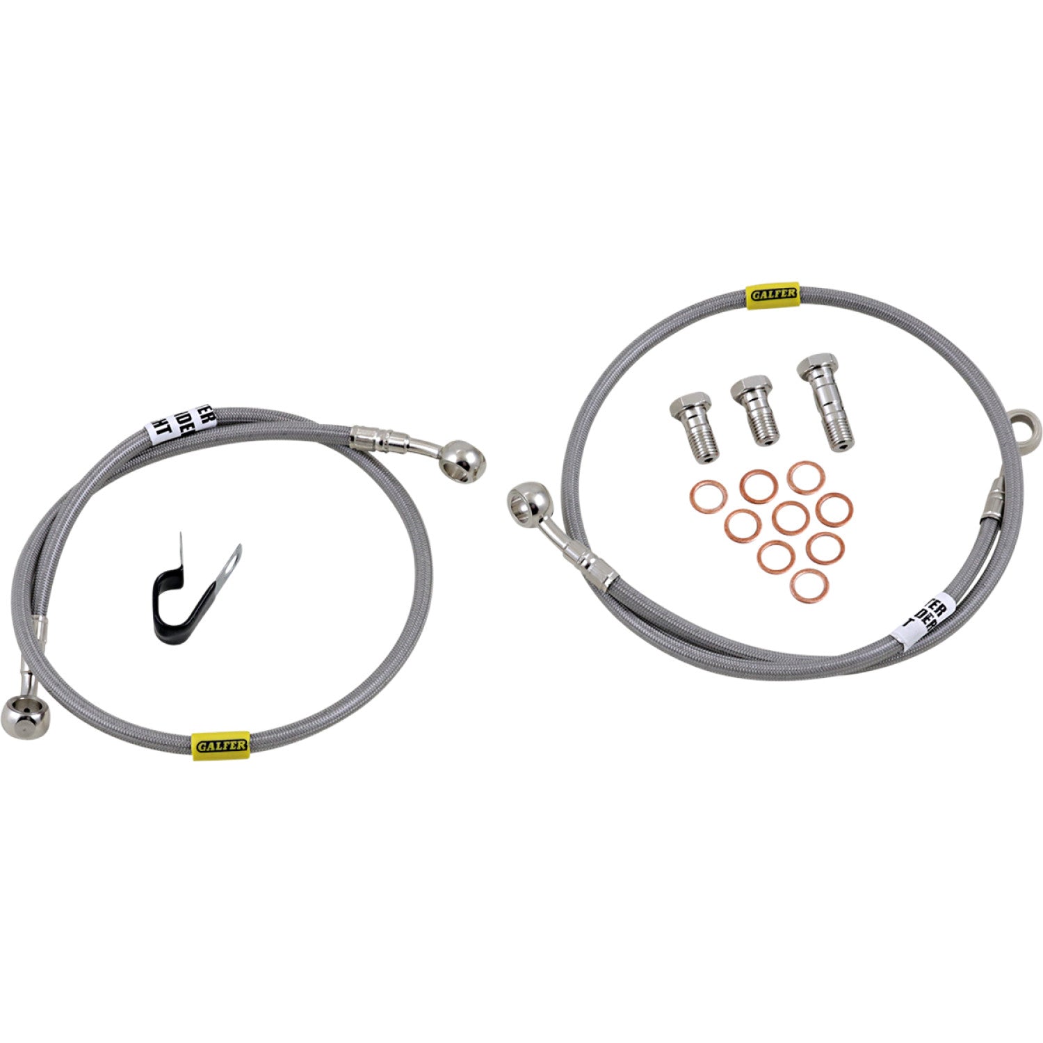 Galfer Brake Line - Stainless Steel FK003D419-2 | Brake Lines Hoses Stainless Steel
