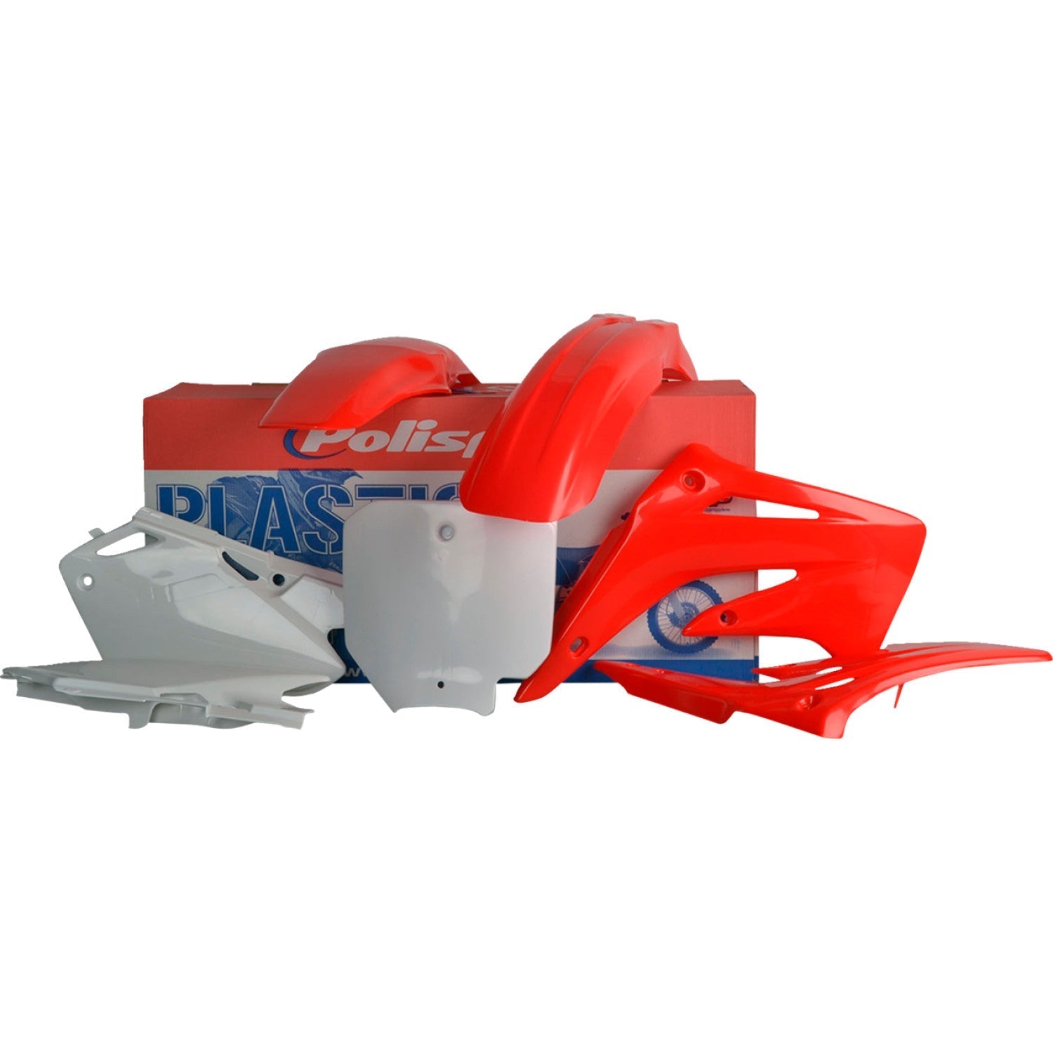 POLISPORT Body Kit - Complete - OEM Red/White - CR 85R 90078 by Polisport