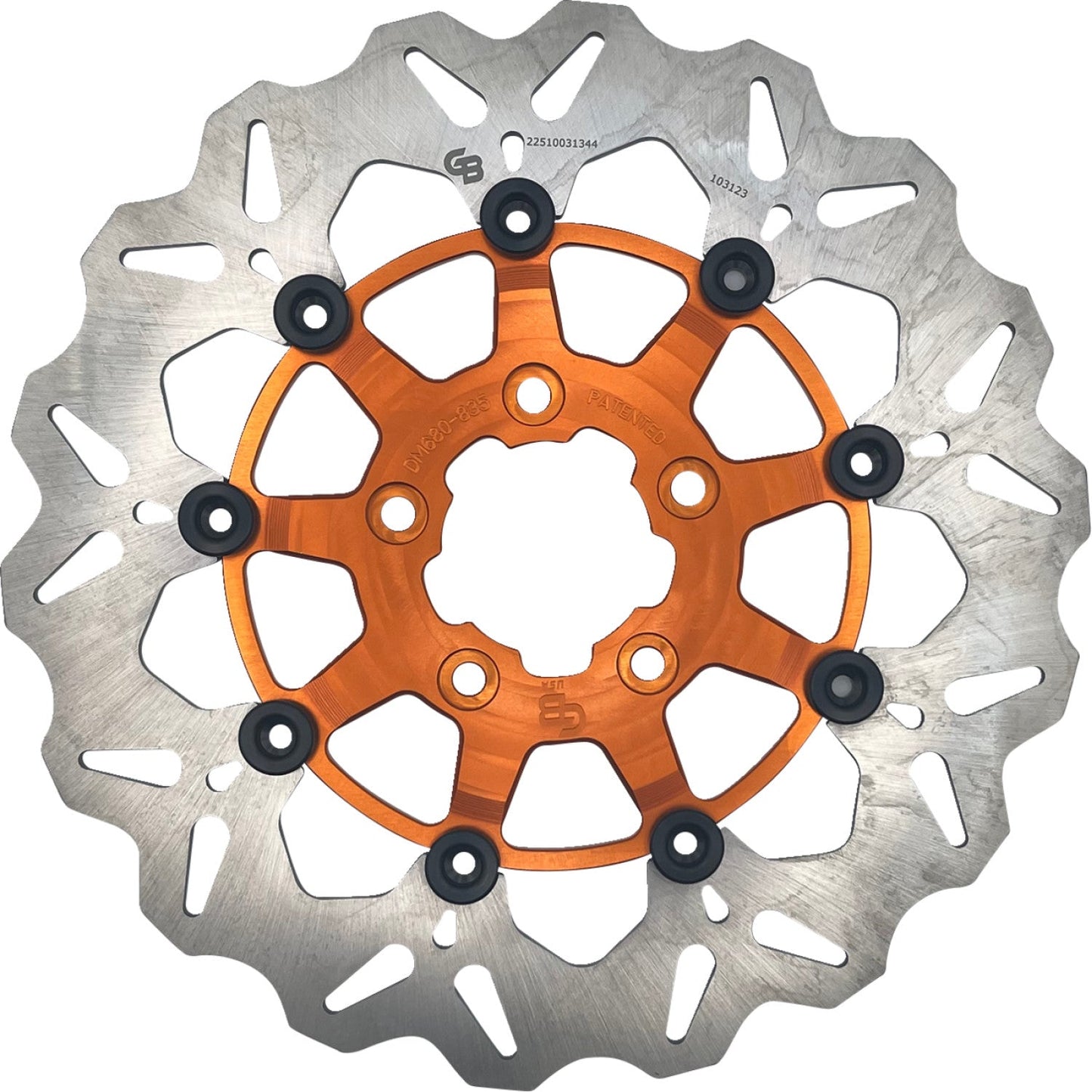 Galfer Brake Rotor - Front - Orange DF680CW-O | Brake Rotors   Street