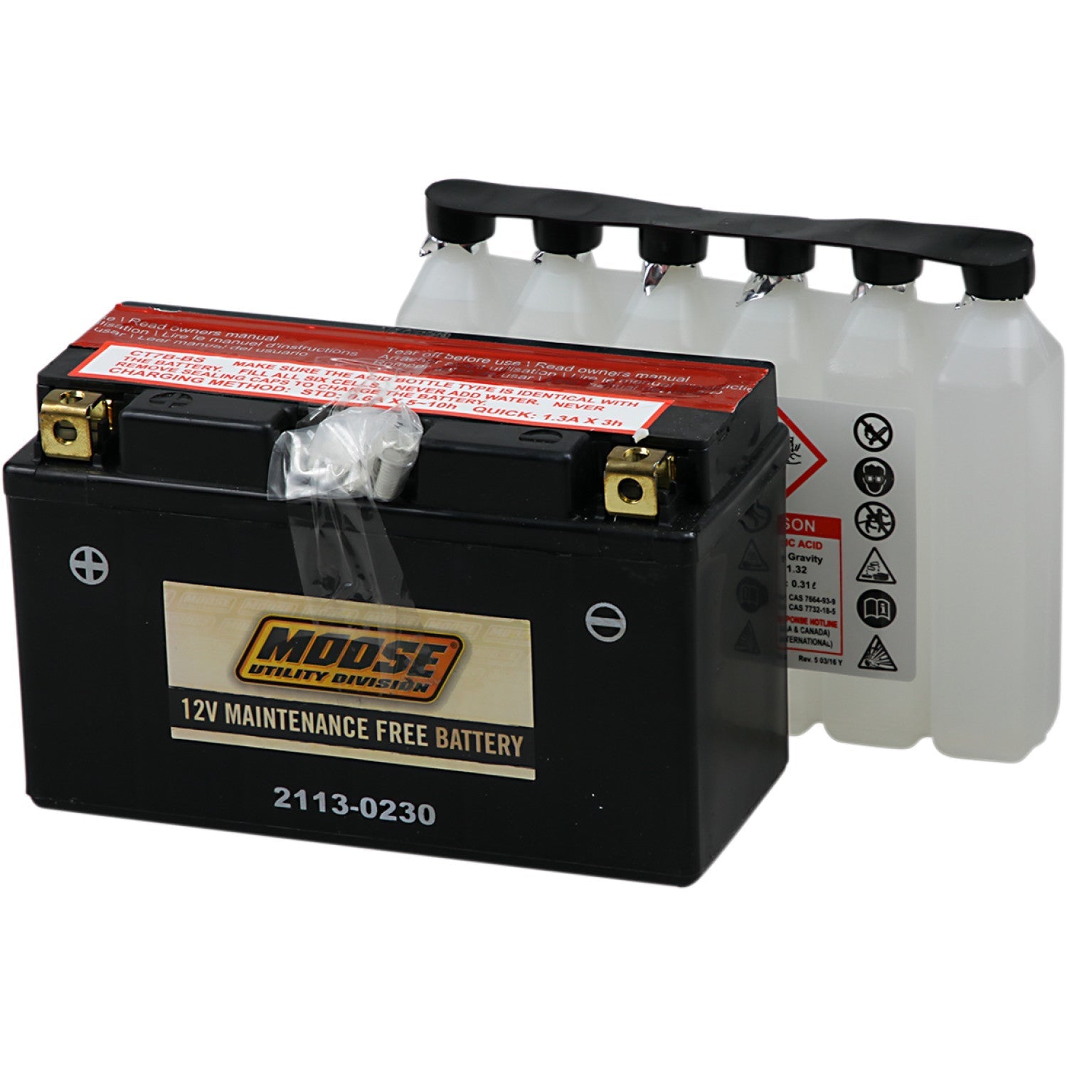 Moose Utility AGM Battery - YT7B-BS MT7B-BS | Battery Group