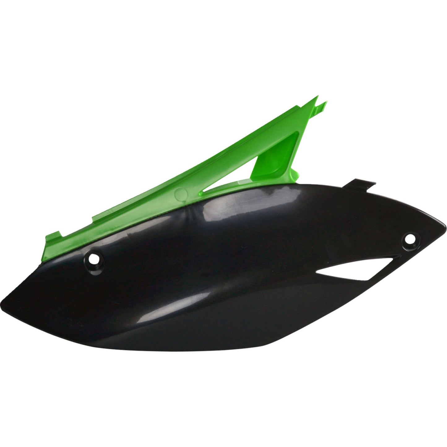 POLISPORT Side Panels - Black/Green - KXF 250/450 8604800003 by Polisport