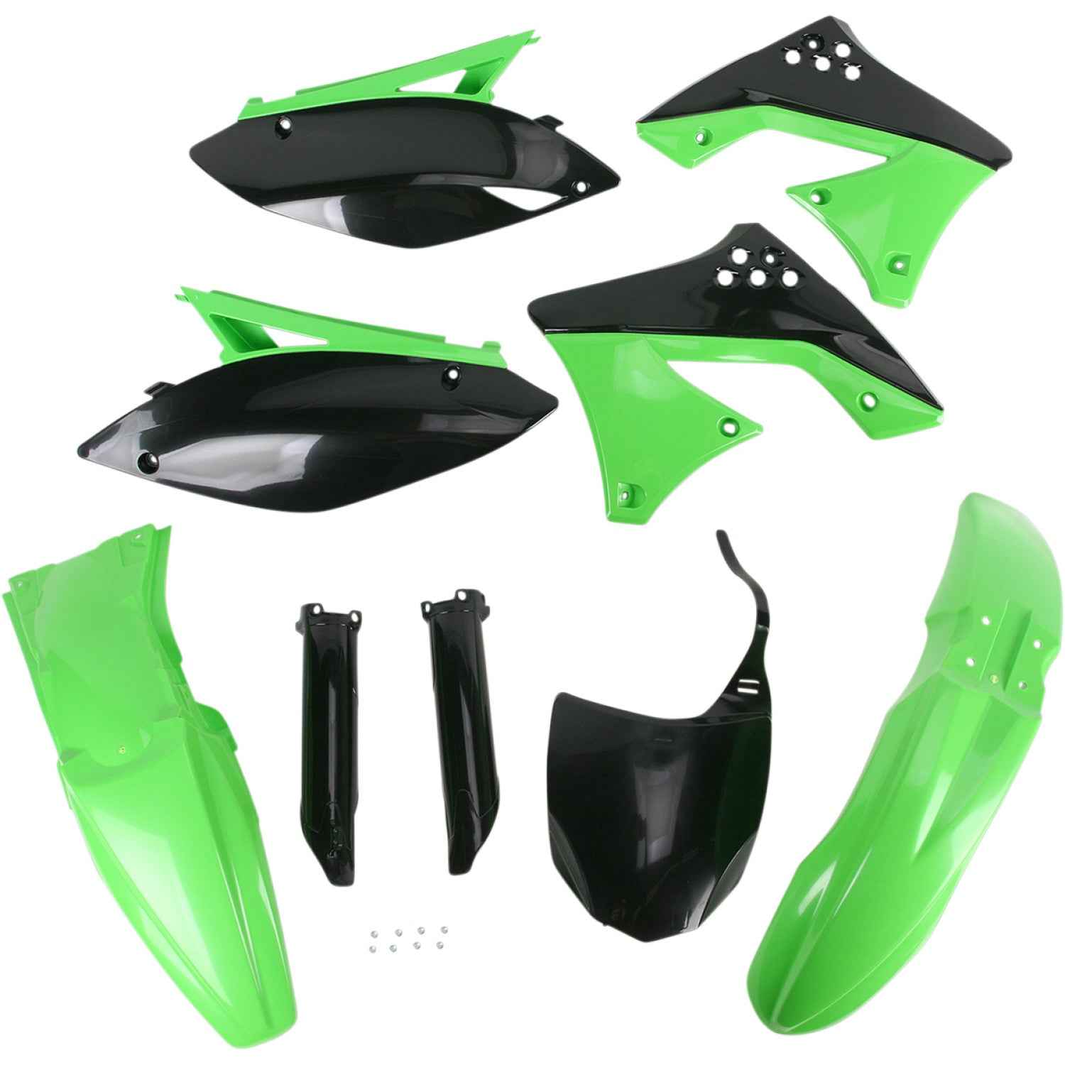 ACERBIS Full Replacement Body Kit - OEM Green/Black 2198050145
