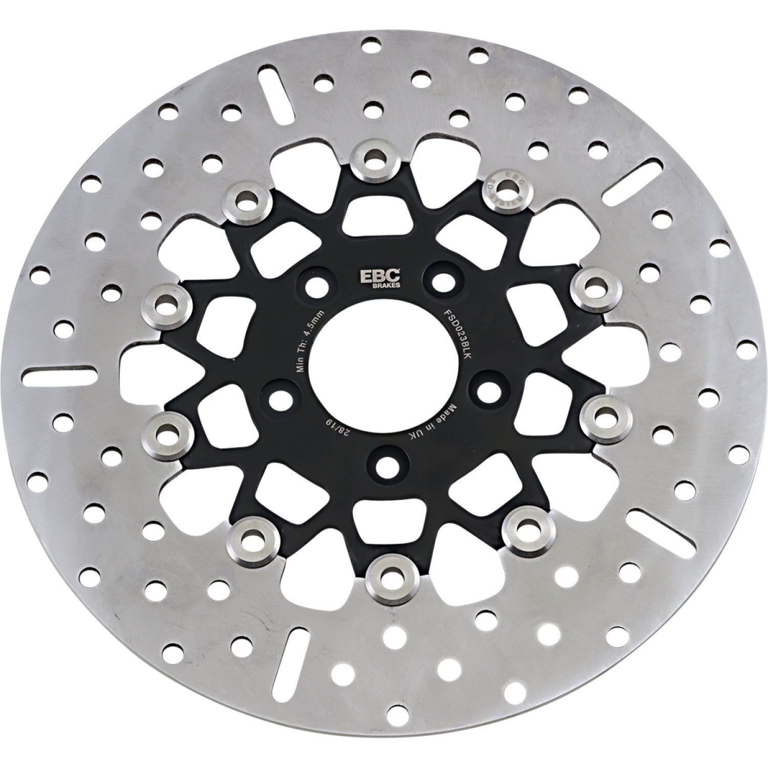 EBC Brake Rotor - Black Carrier FSD023BLK | Brake Rotors   Street