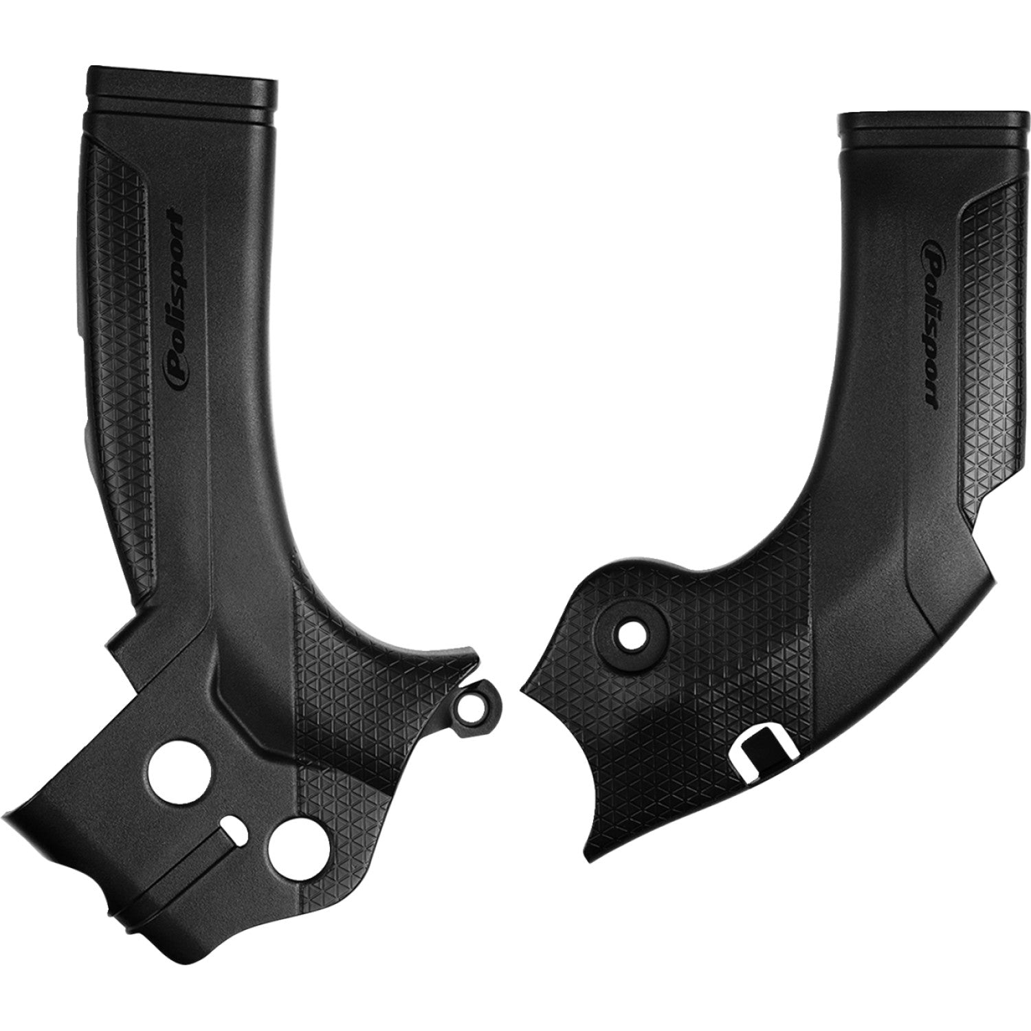 POLISPORT Frame Guards - Black - YZ/WR 250/450 F 8471500001 by Polisport