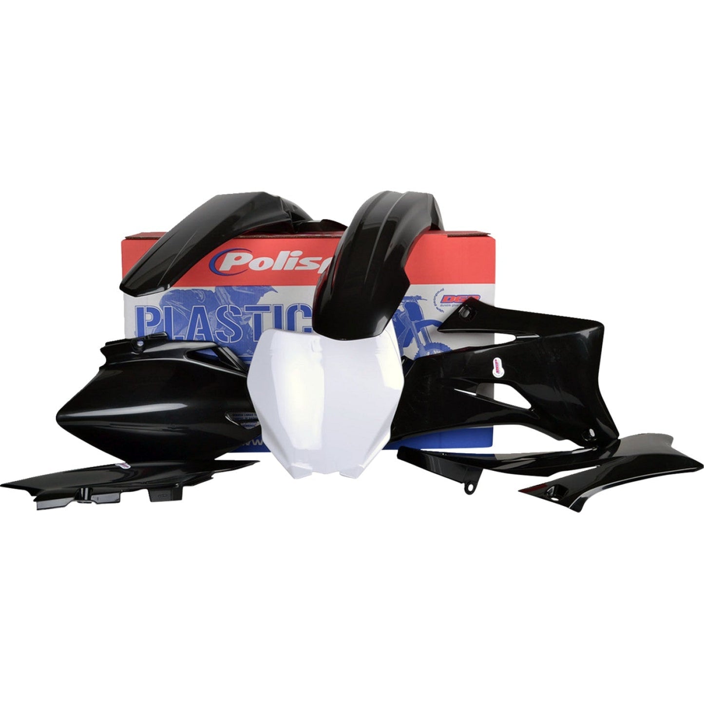 POLISPORT Complete Body Kit - Black - YZ 250F/450F 90204 by Polisport