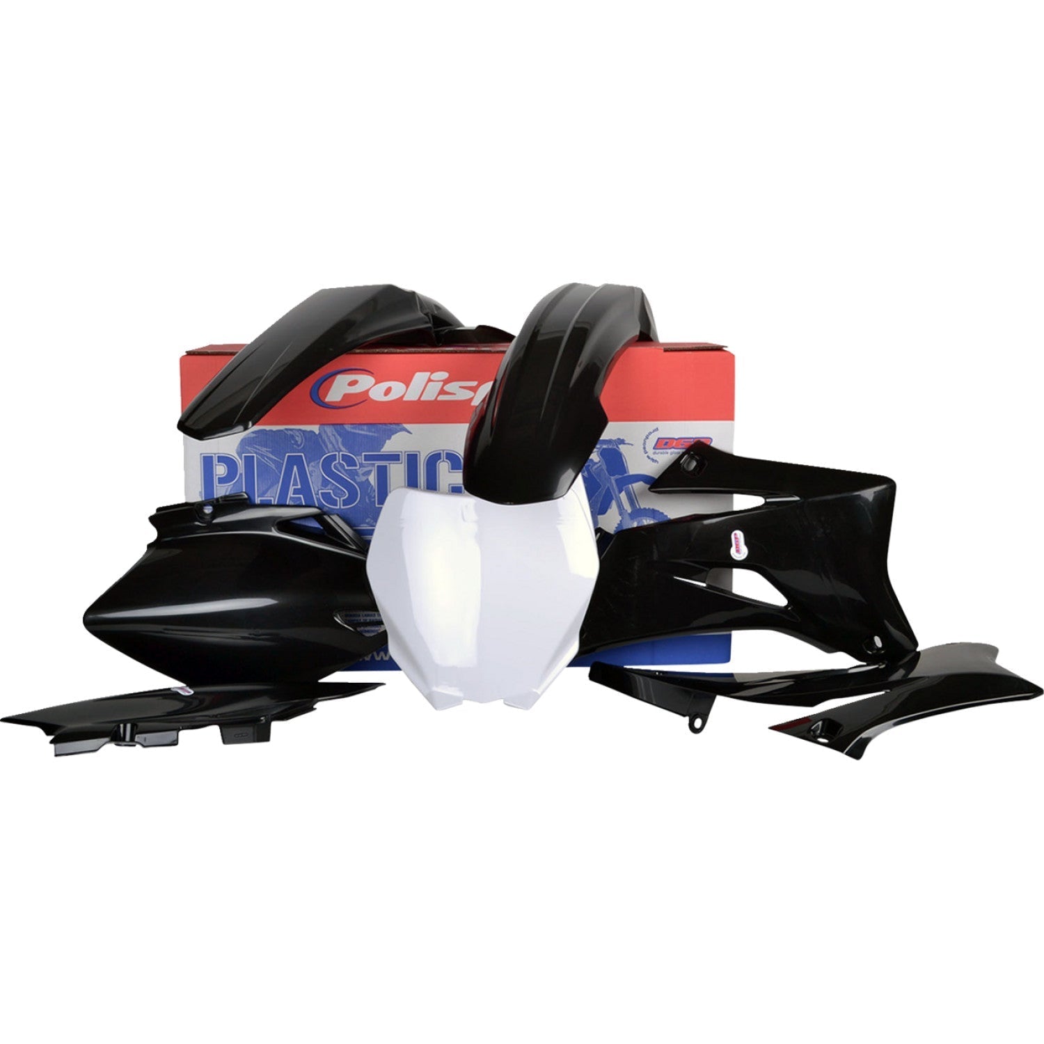 POLISPORT Complete Body Kit - Black - YZ 250F/450F 90204 by Polisport