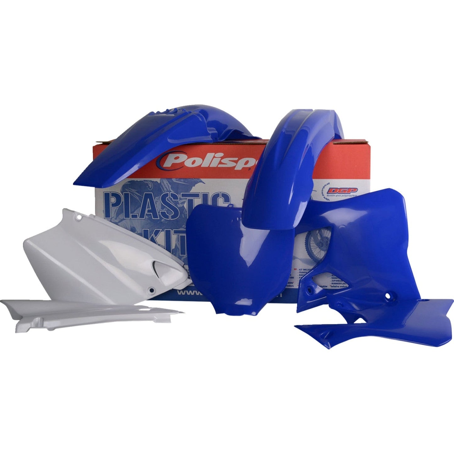 POLISPORT Complete Body Kit - OEM Blue/White - YZ 125/250 90108 by Polisport