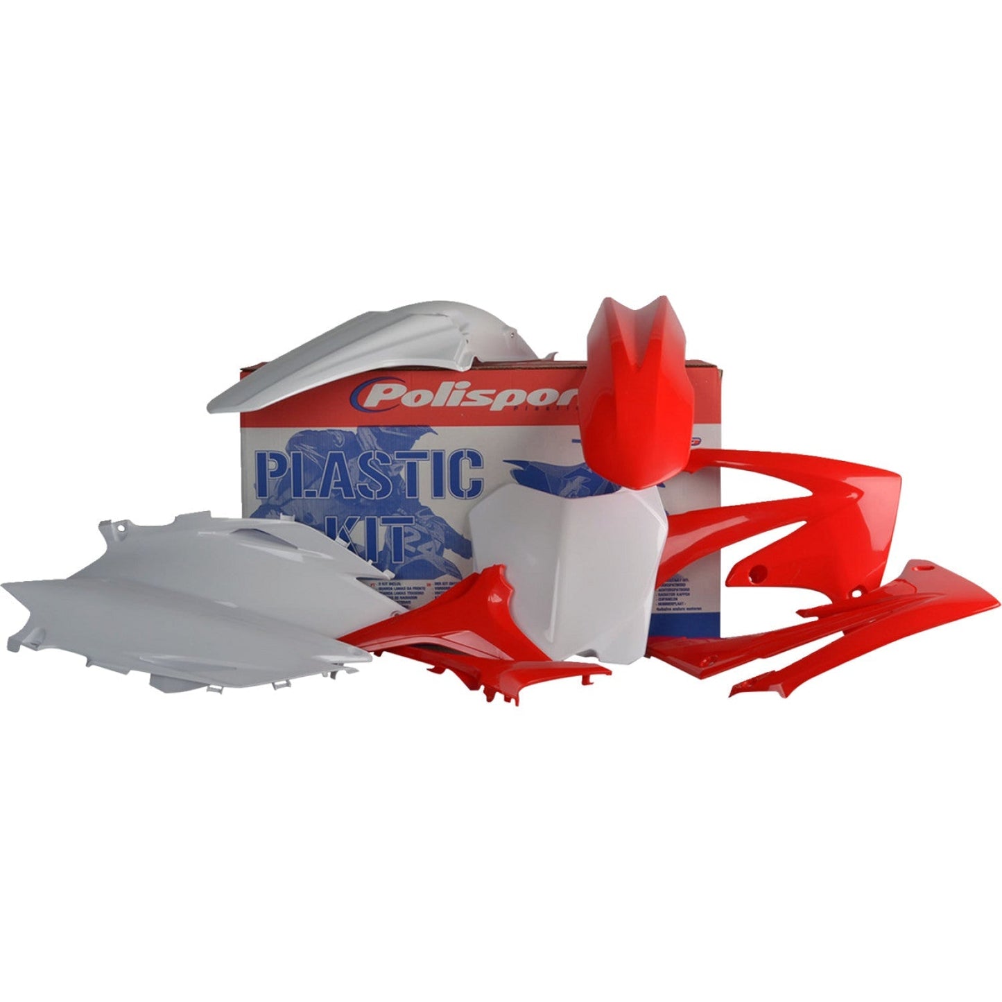POLISPORT Body Kit - Complete - OEM Red/White - CRF 250R/450R 90154 by Polisport