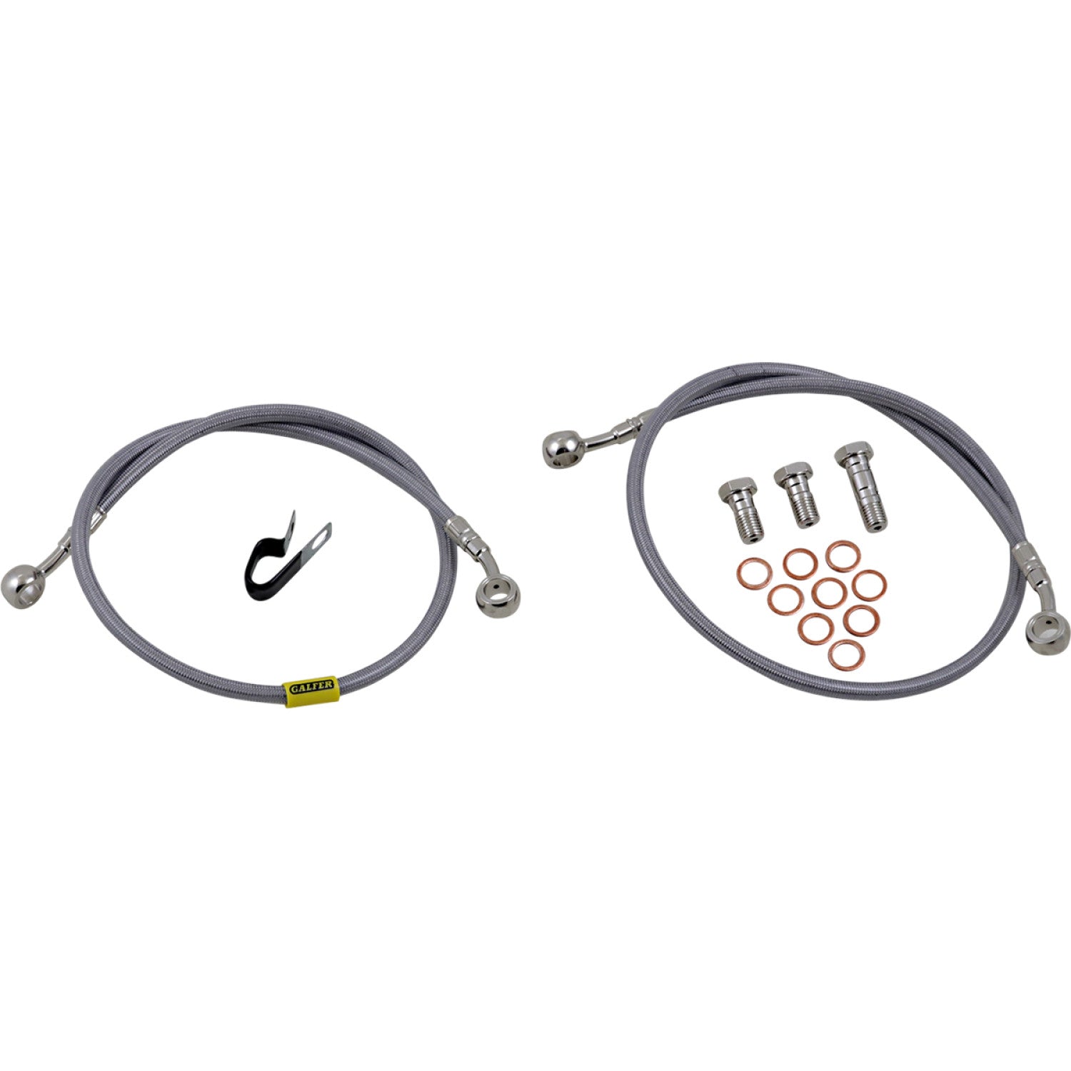 Galfer Brake Line - Stainless Steel FK003D363-2 | Brake Lines Hoses Stainless Steel