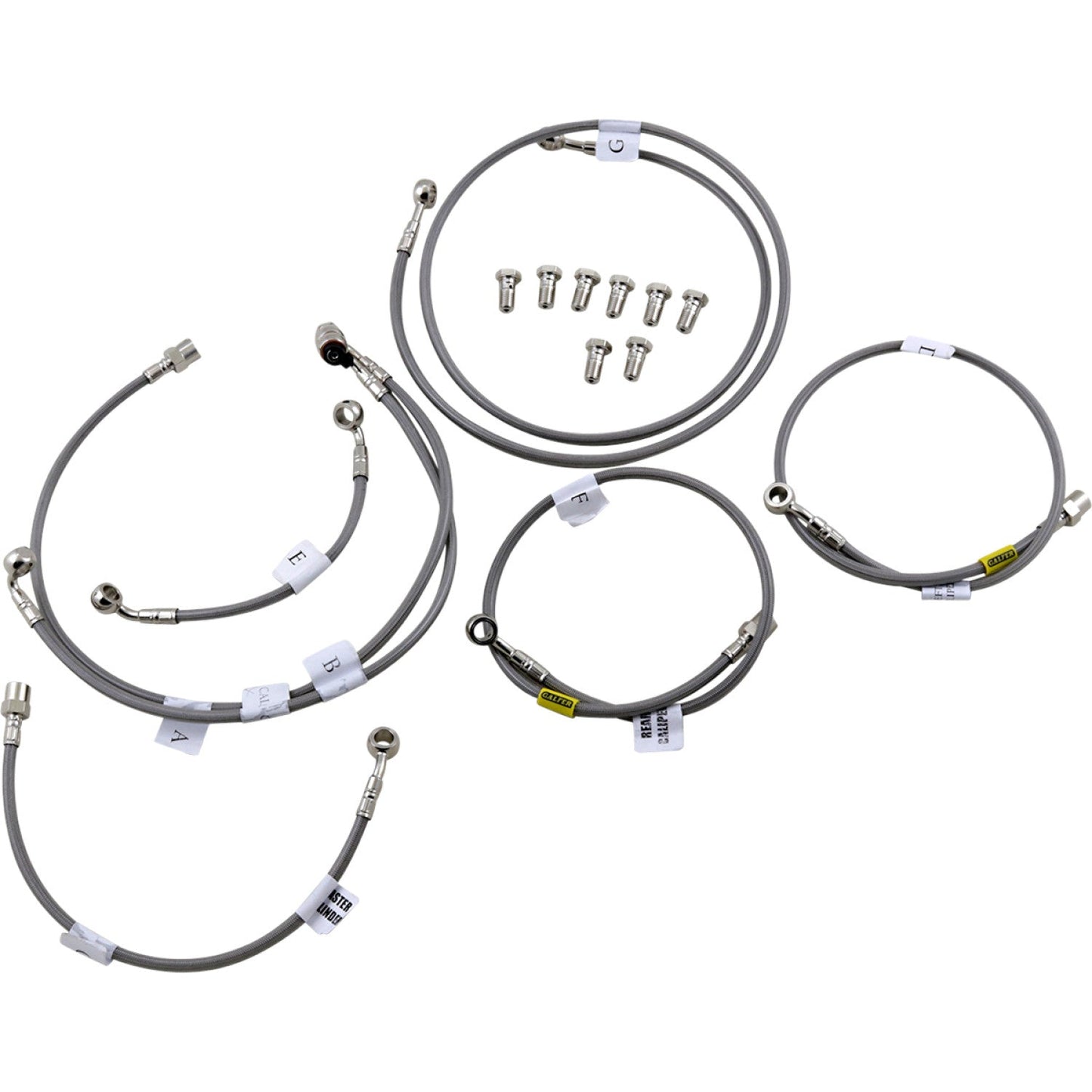 Galfer Brake Line - Stainless Steel FK003D701-7 | Brake Lines Hoses Stainless Steel
