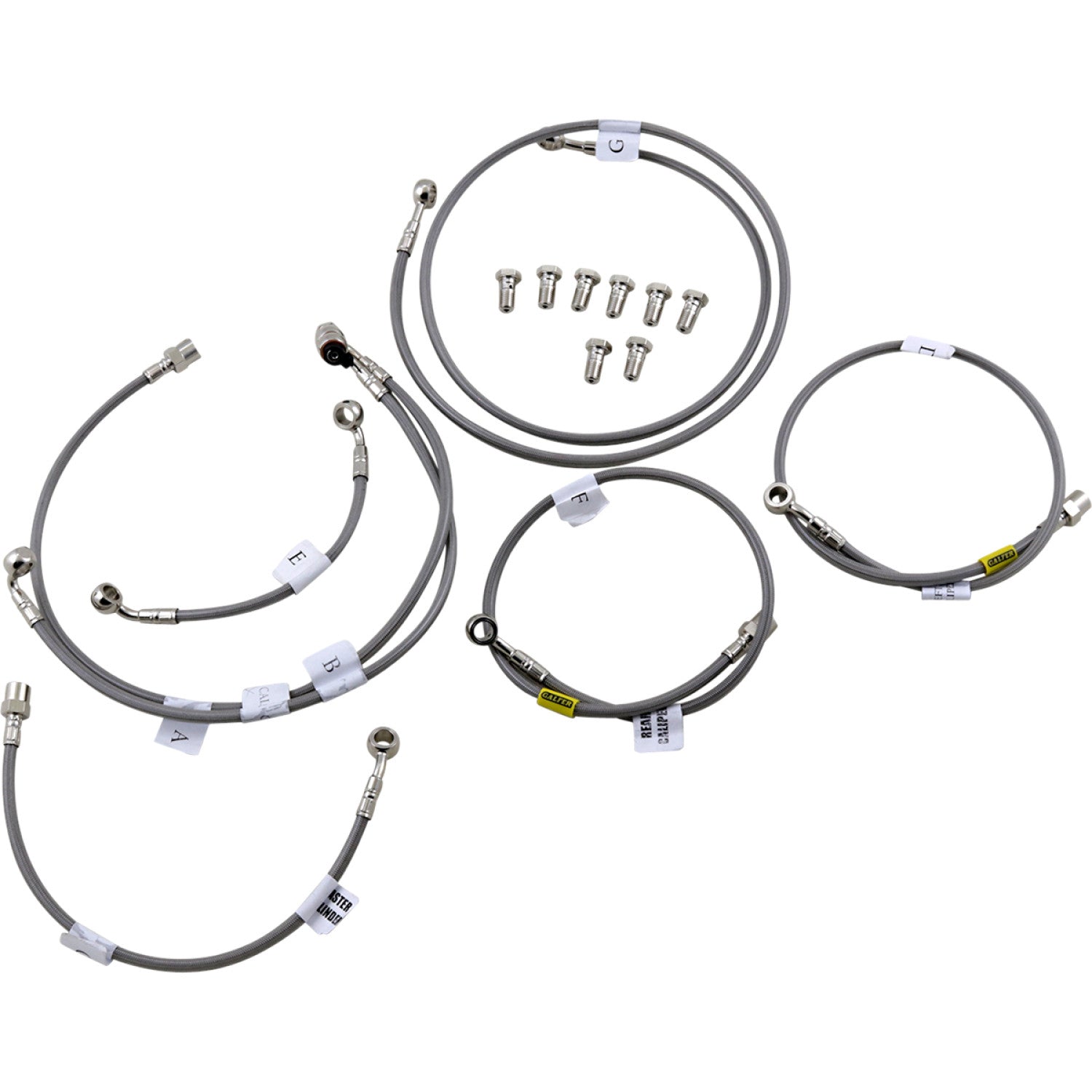 Galfer Brake Line - Stainless Steel FK003D701-7 | Brake Lines Hoses Stainless Steel