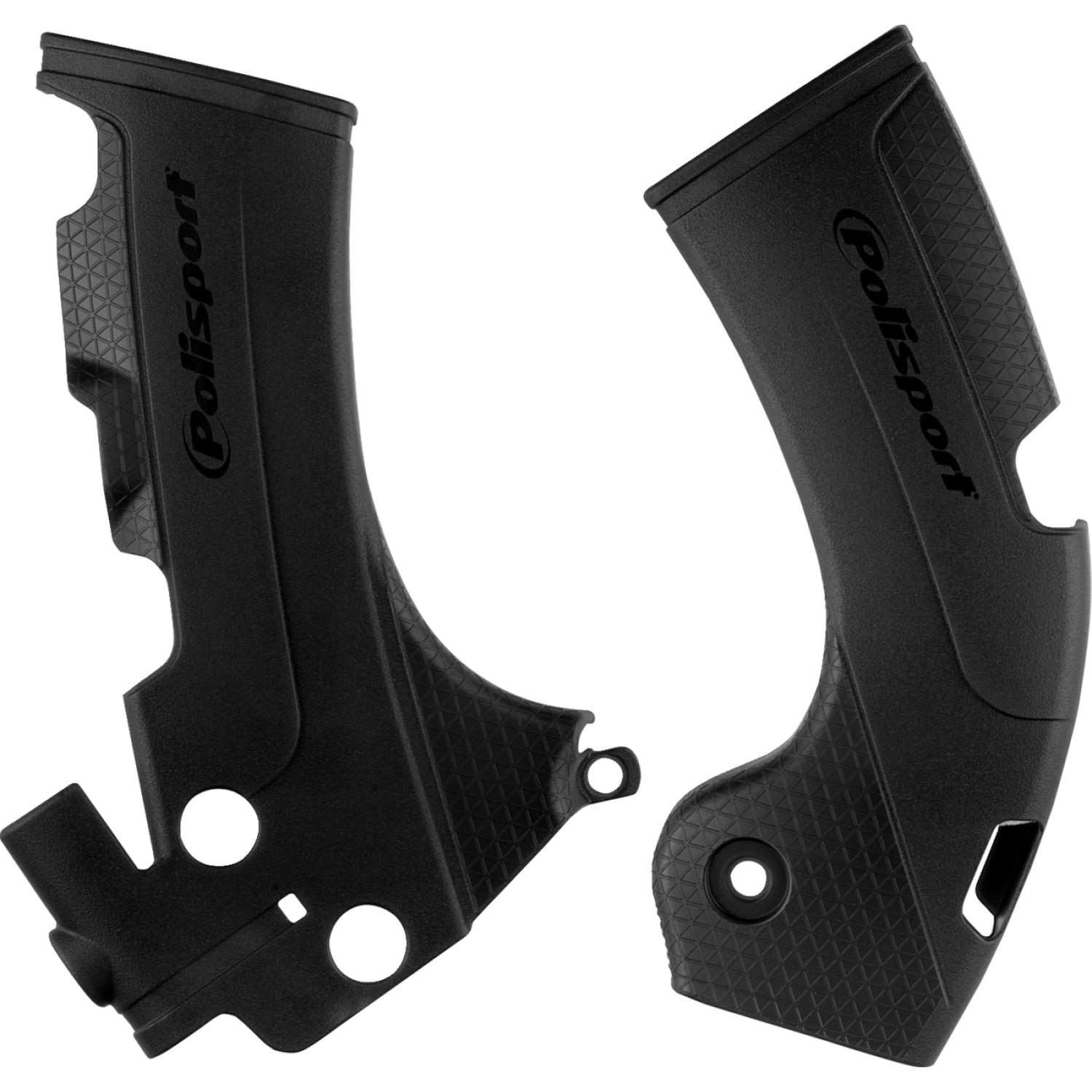 POLISPORT Frame Guards - Black - Yamaha 8466200001 by Polisport