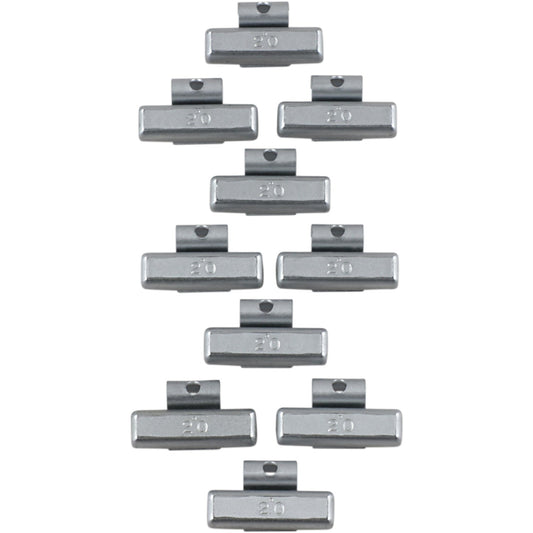 K&L Supply Wheel Weights - Crimp-On - 20 g - FJR1300 32-4073 | Wheel Balancing Weights