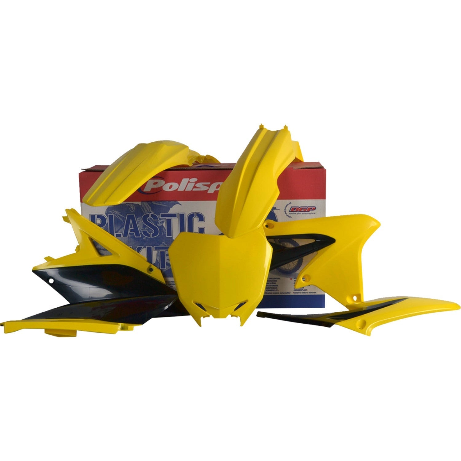 POLISPORT Body Kit - '10-'12 OEM Yellow/Black - RM-Z 250 90252 by Polisport