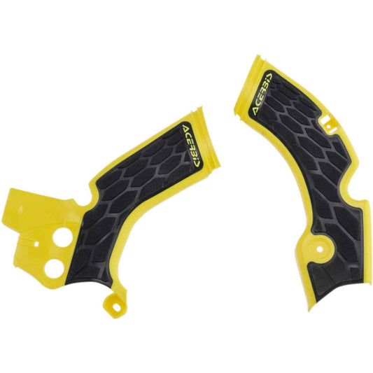 ACERBIS X-Grip Frame Guards - Yellow/Black - RM-Z 250 2688751017