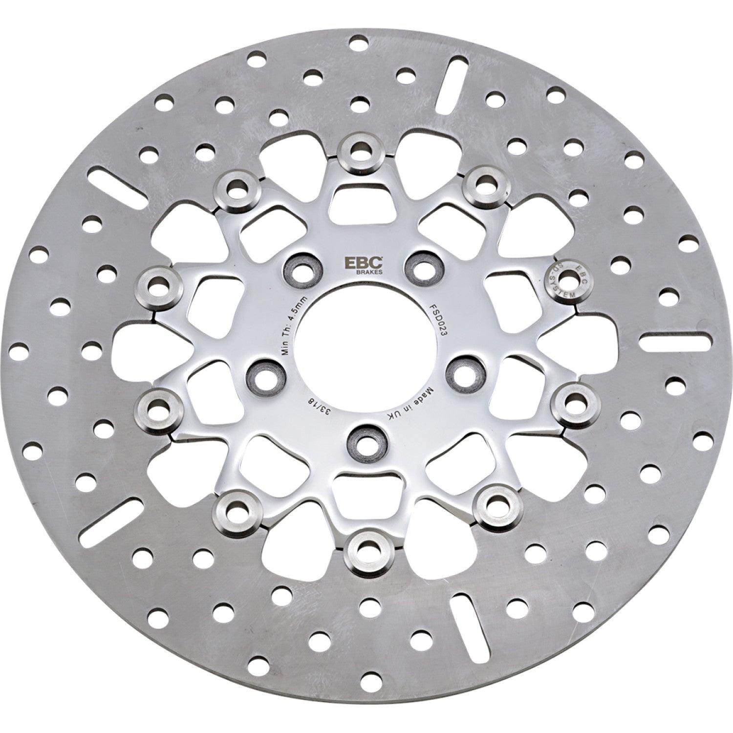EBC Brake Rotor - Polished Carrier FSD023 | Brake Rotors   Street