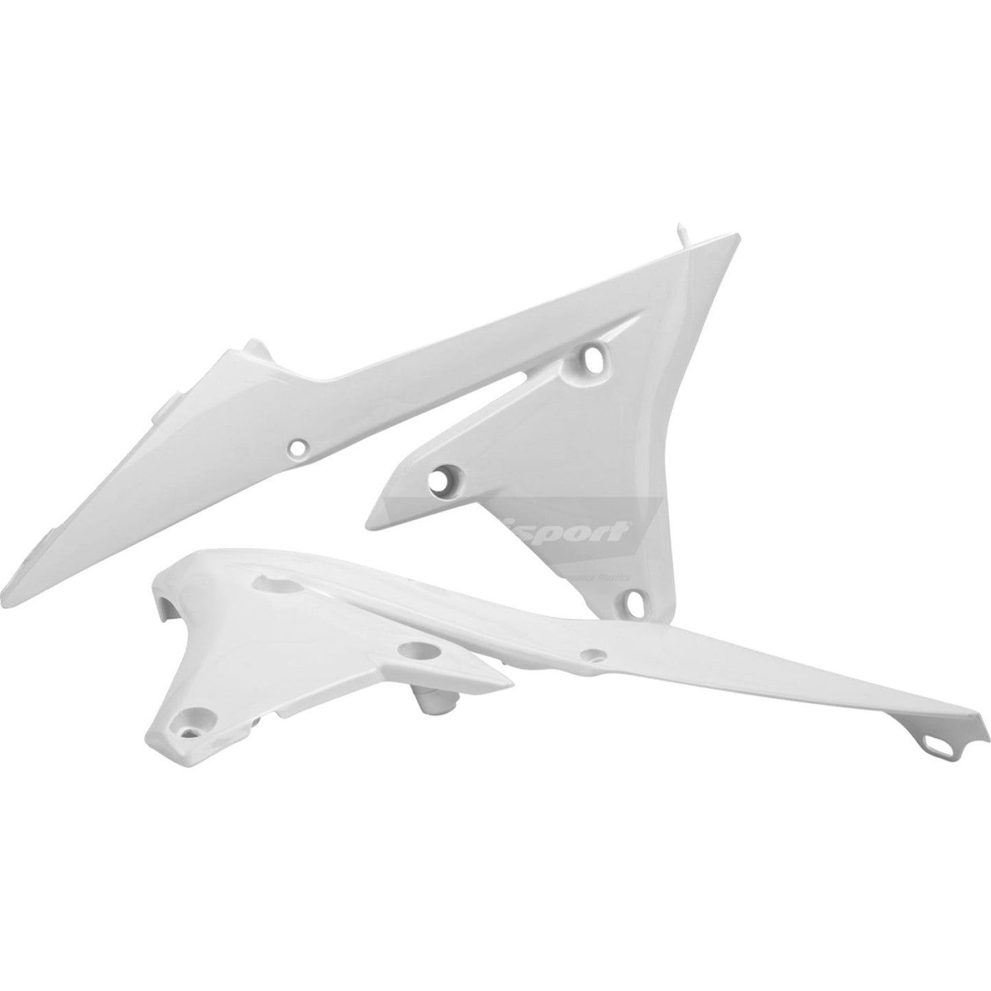 POLISPORT Radiator Cover - White - YZF/YZFX | WRF 8417200002 by Polisport
