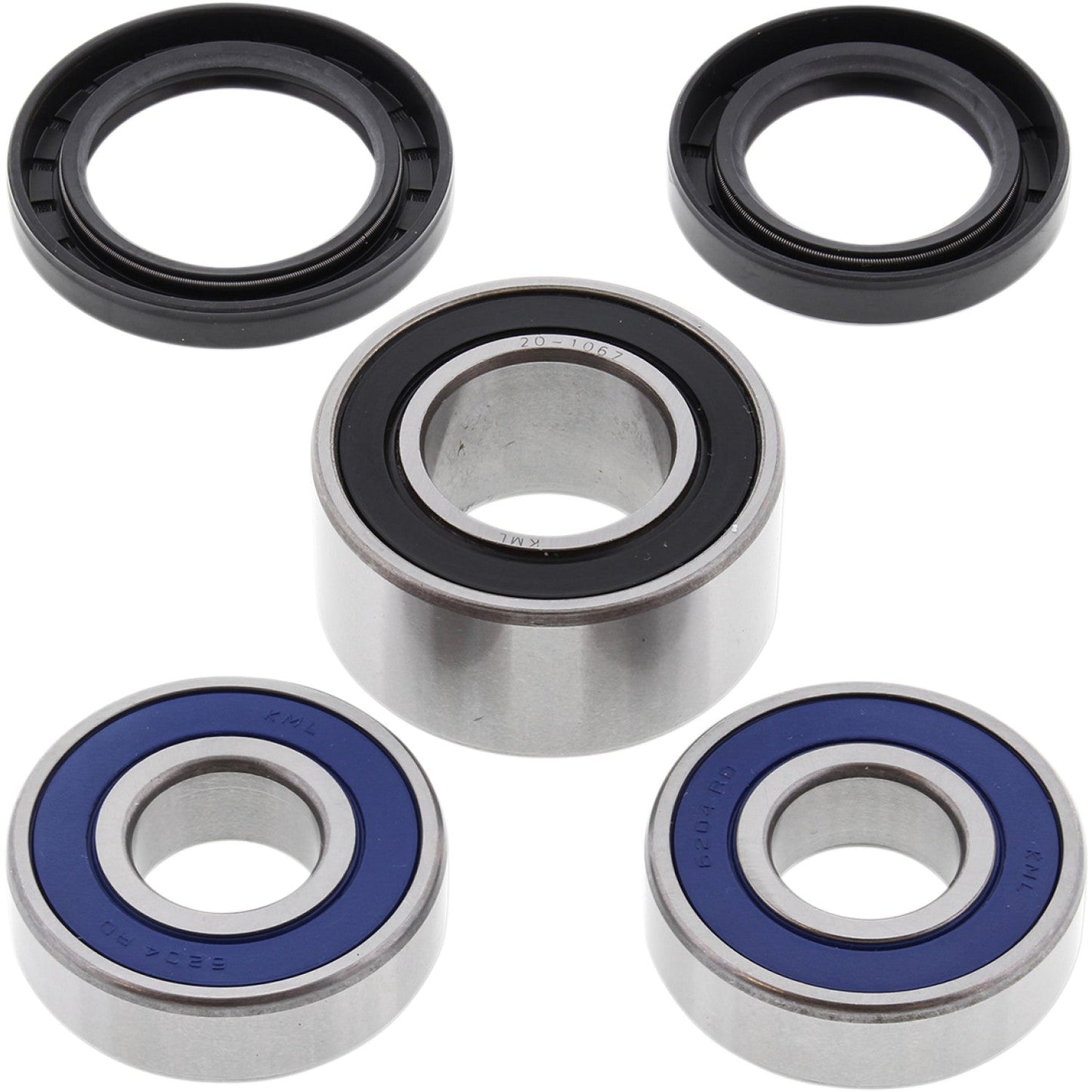 All Balls Wheel Bearing Kit - Rear - Honda 25-1658