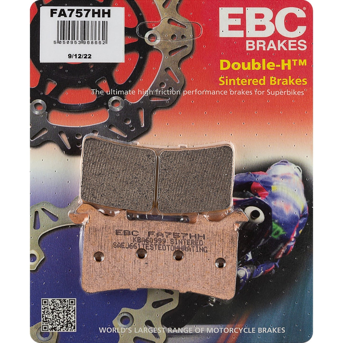 EBC HH Brake Pads FA757HH | Brake Pads   Sintered Metal