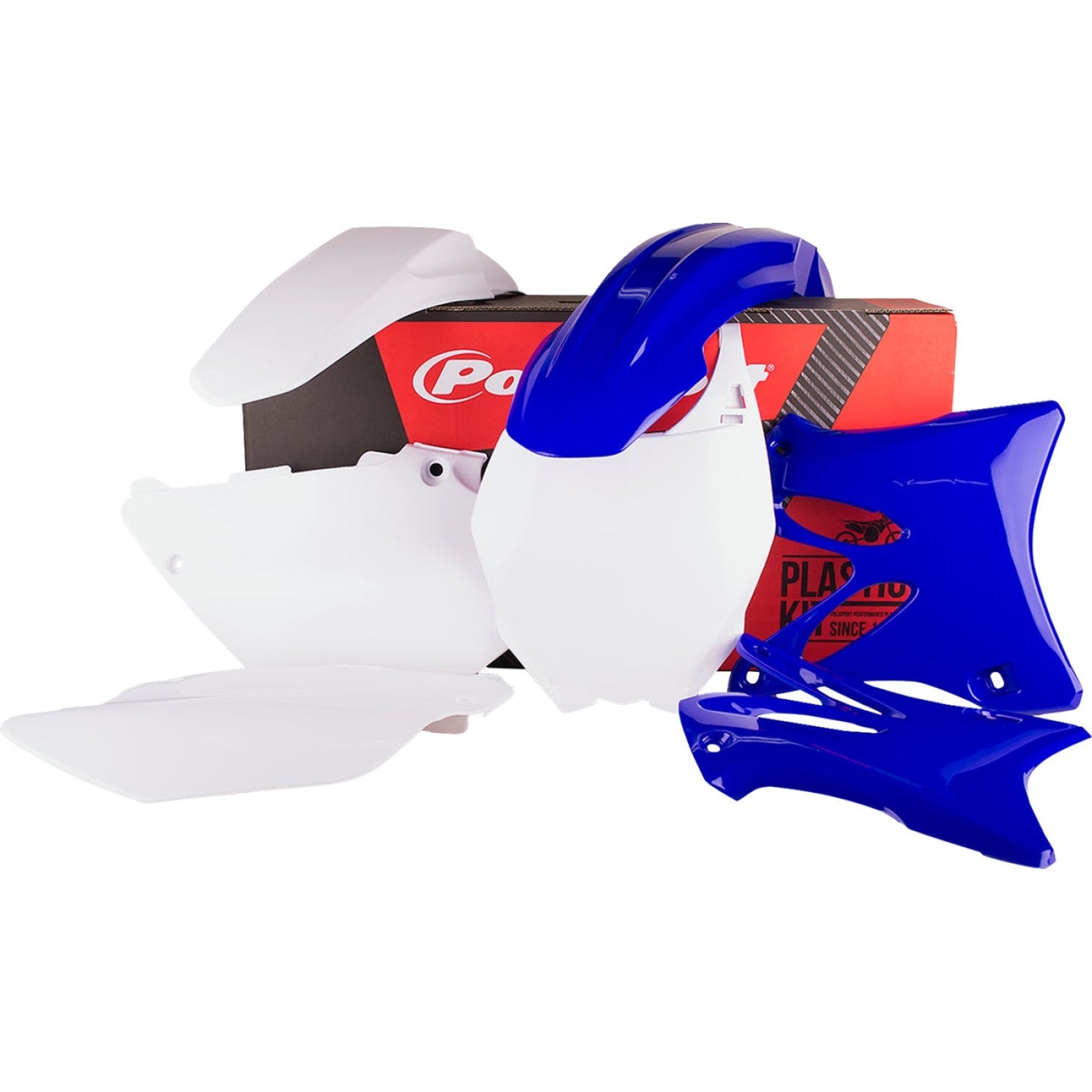 POLISPORT Complete Body Kit - '13 - '14 OEM Blue/White - YZ 125/250 90527 by Polisport