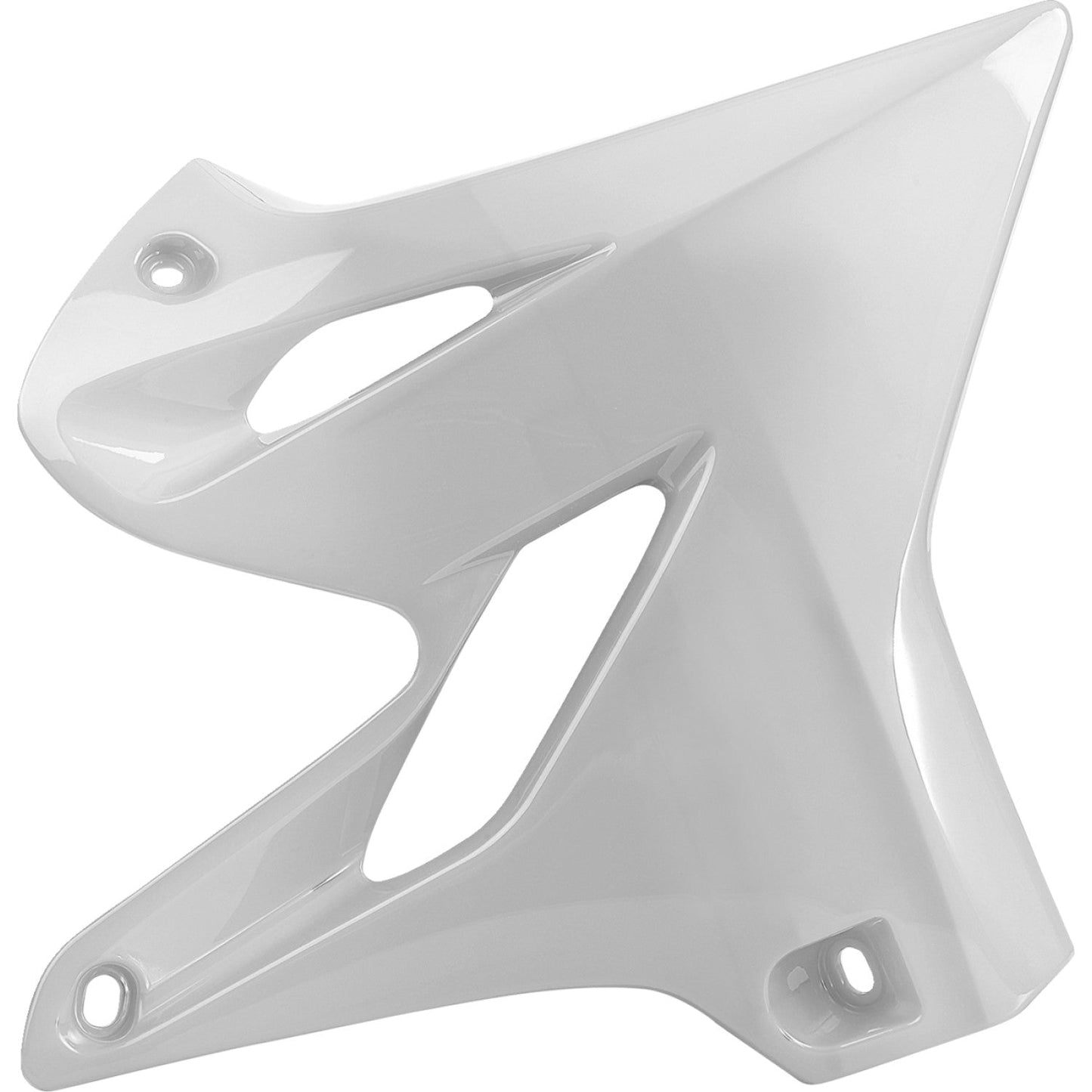 POLISPORT Radiator Cover - White - YZ 125/250 8417500002 by Polisport
