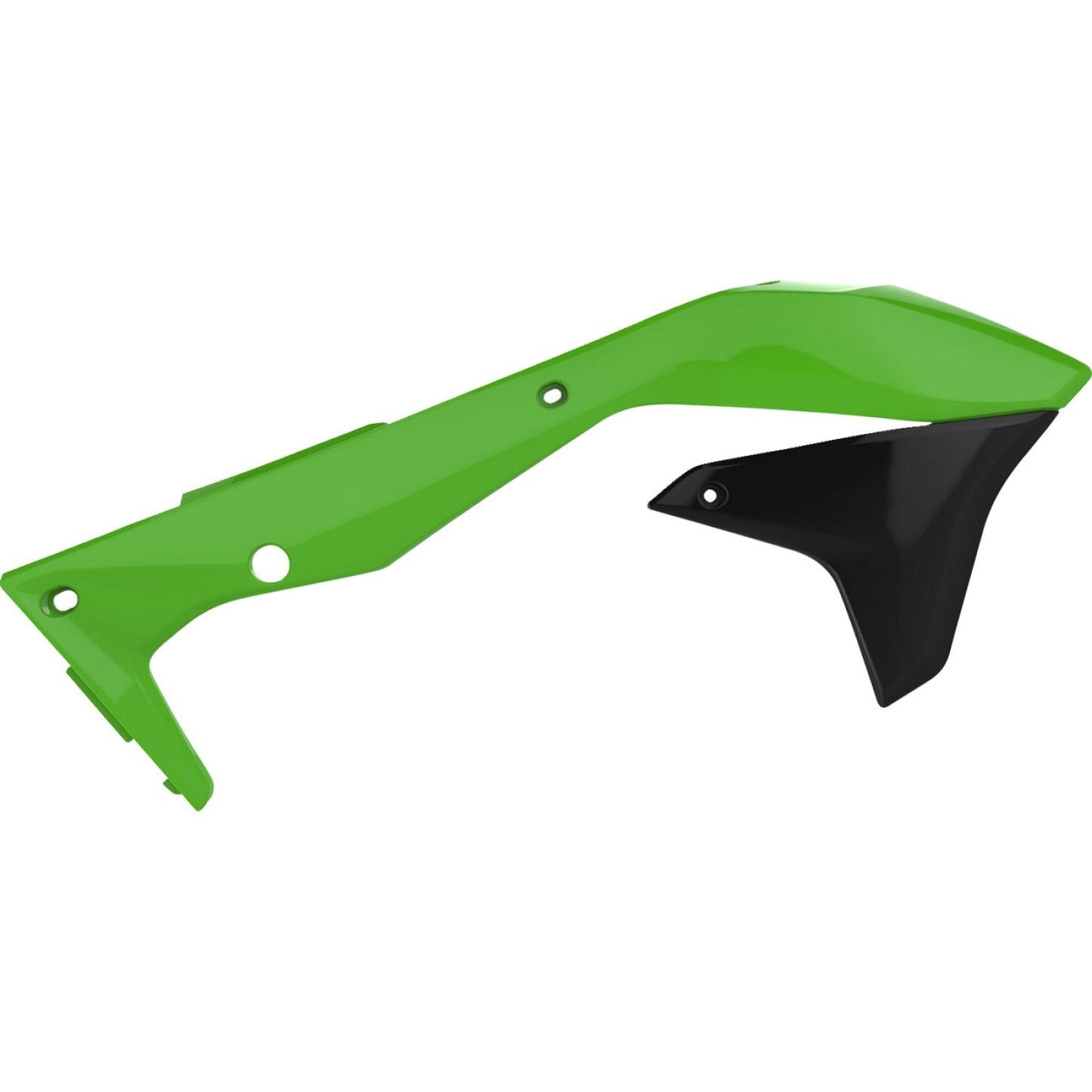 POLISPORT Radiator Cover - OEM Green/Black - KX 450F 8418300001 by Polisport