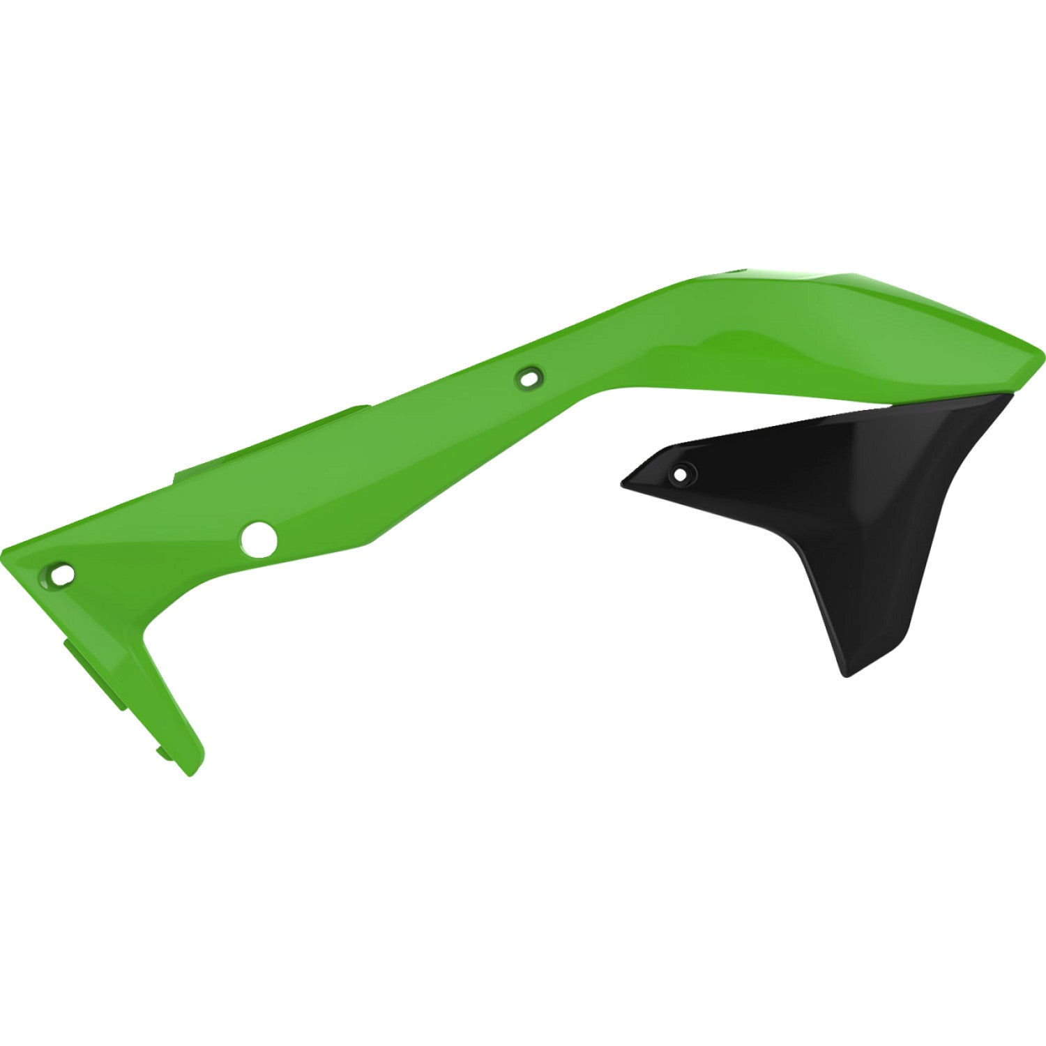 POLISPORT Radiator Cover - OEM Green/Black - KX 450F 8418300001 by Polisport