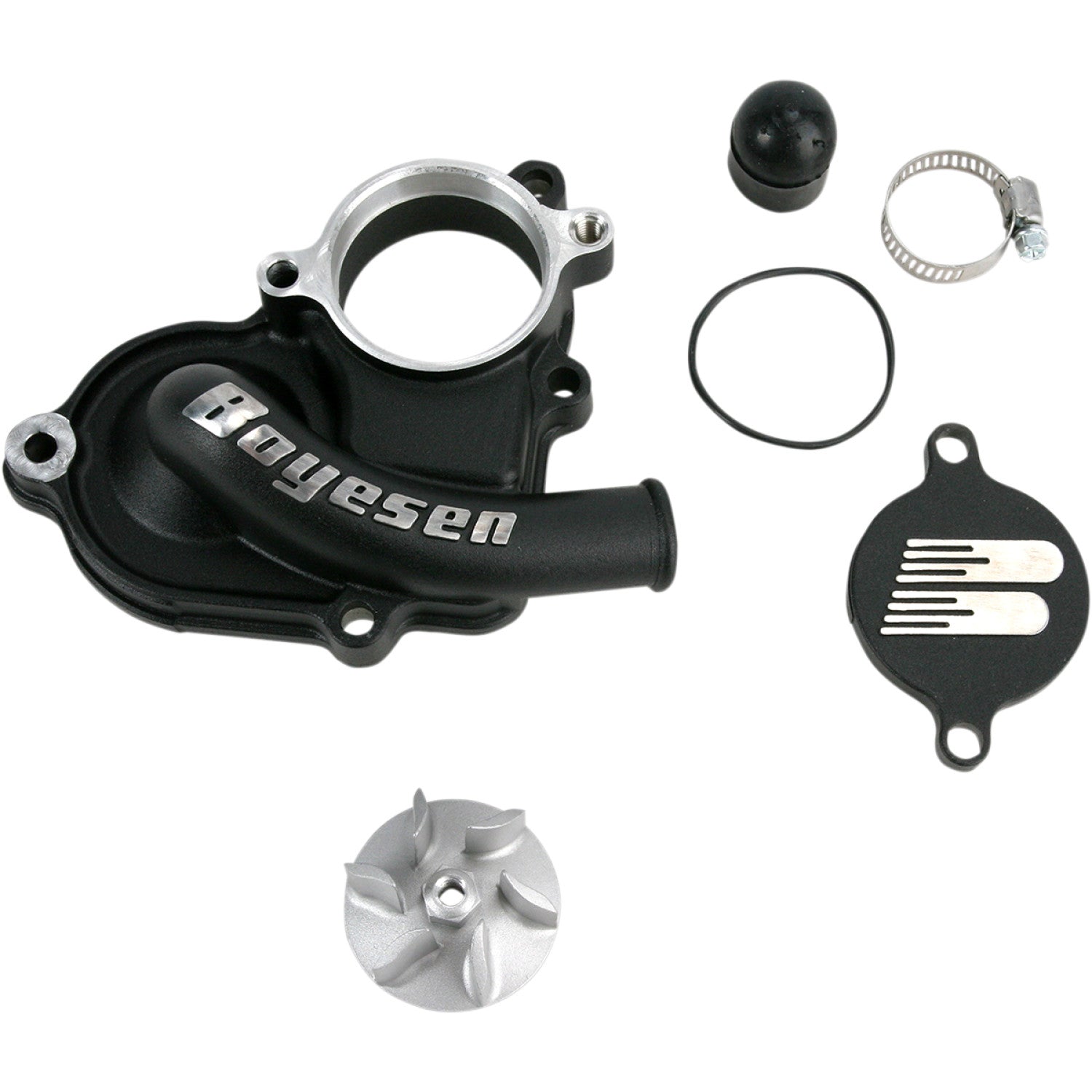 BOYESEN Impeller/Waterpump Cover - Black - Suzuki WPK-26AB