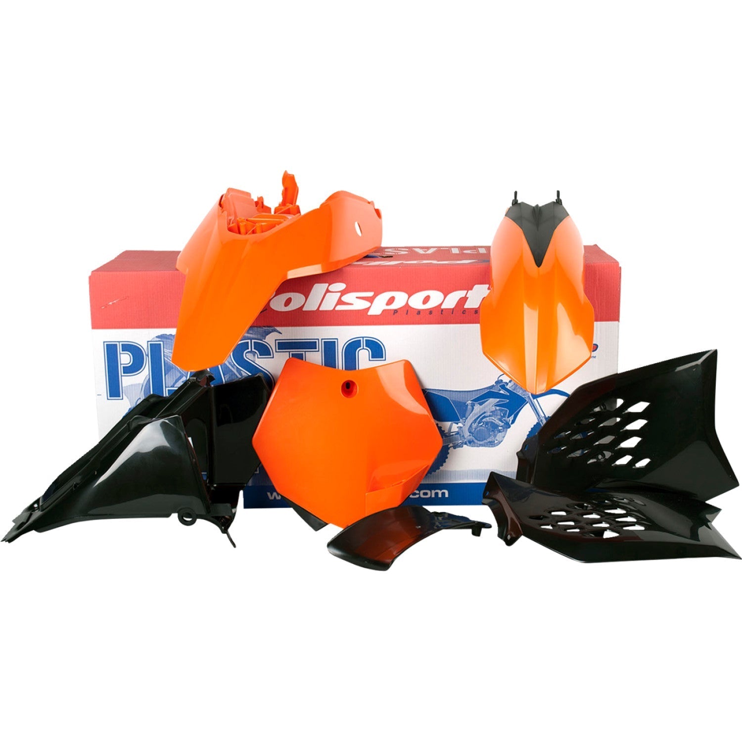POLISPORT Body Kit - OEM Orange/Black - SX 65 90201 by Polisport