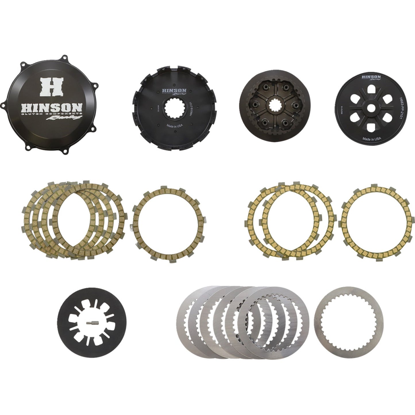 HINSON RACING Billetproof Clutch Kit HC663-2101 by Hinson Racing Clutch Assemblies