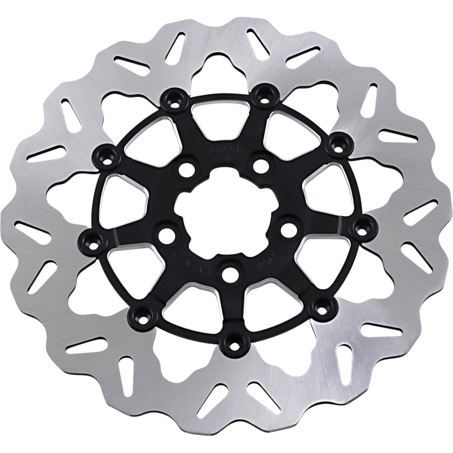 Galfer Rear Wave? Rotor - Black Carrier DF681CW-C | Brake Rotors   Street