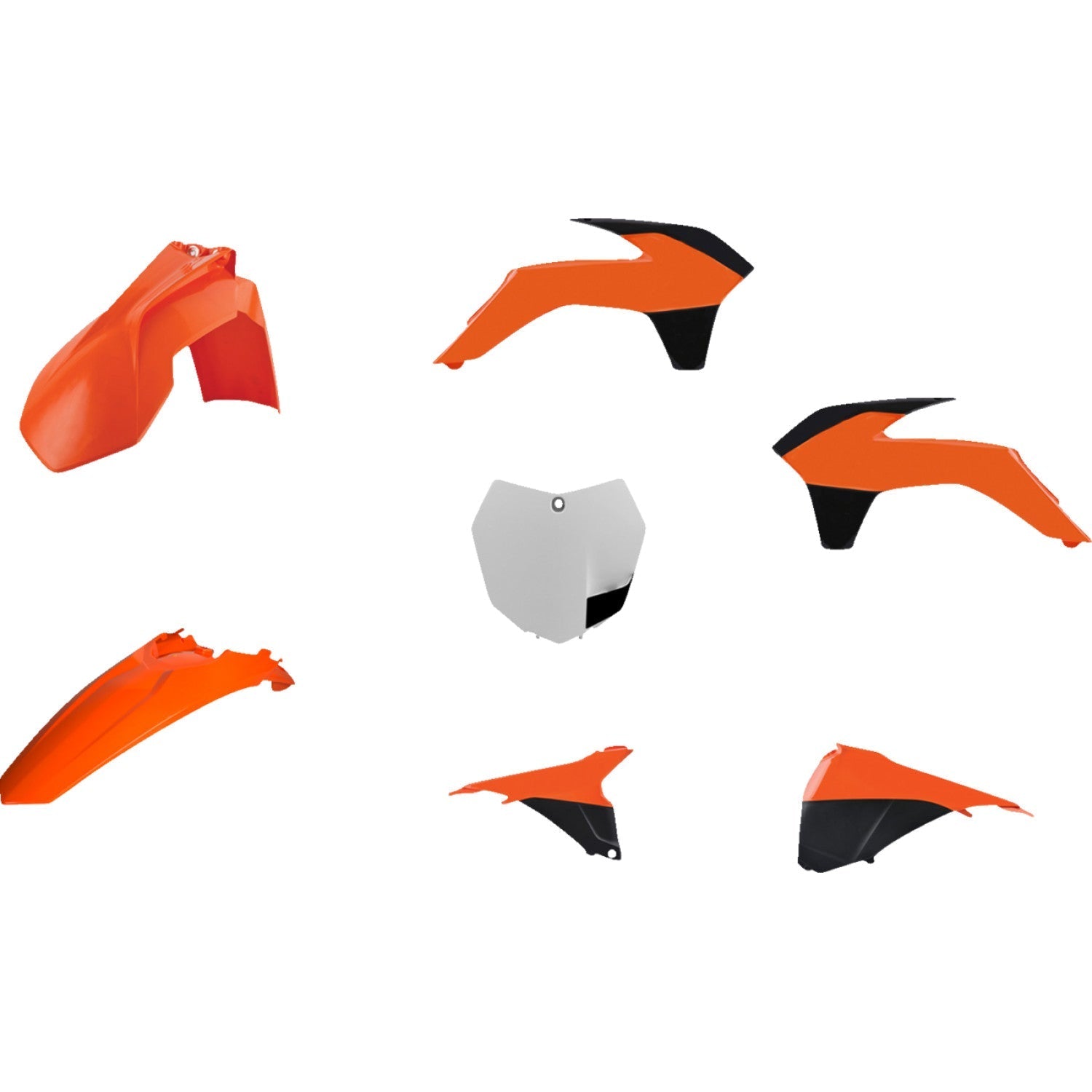 POLISPORT Body Kit - '13 '14 OEM Orange/White/Black - SX/SX-F/XC 90558 by Polisport