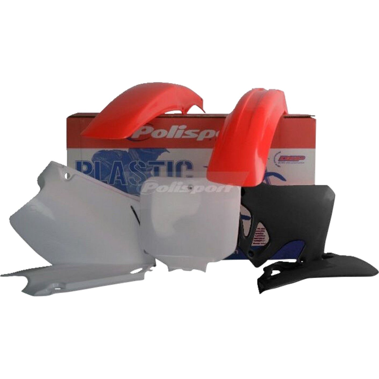POLISPORT Body Kit - Complete - OEM Red/White - CR 125R/250R 90079 by Polisport