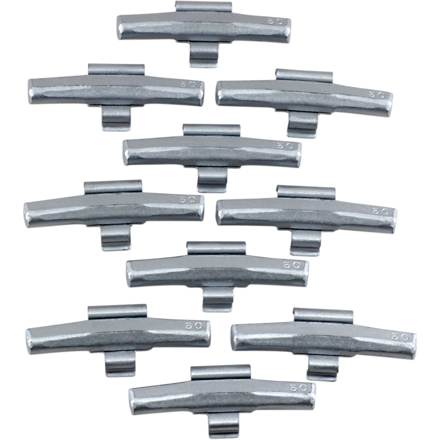 K&L Supply Wheel Weights - Crimp-On - 30 g - VN1600 32-4087 | Wheel Balancing Weights