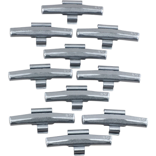 K&L Supply Wheel Weights - Crimp-On - 30 g - VN1600 32-4087 | Wheel Balancing Weights