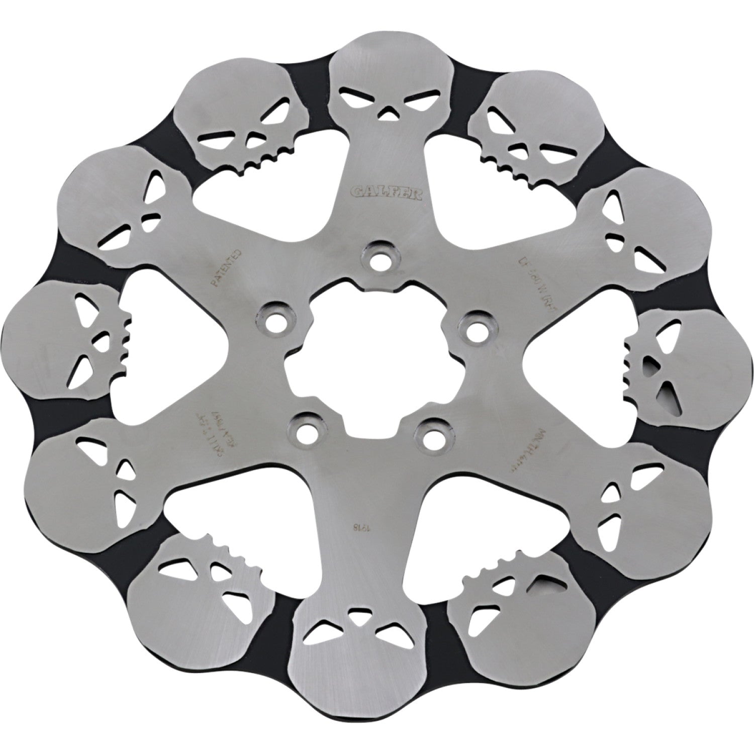 Galfer Skull Rear Rotor - Solid Mount DF680RH | Brake Rotors   Street