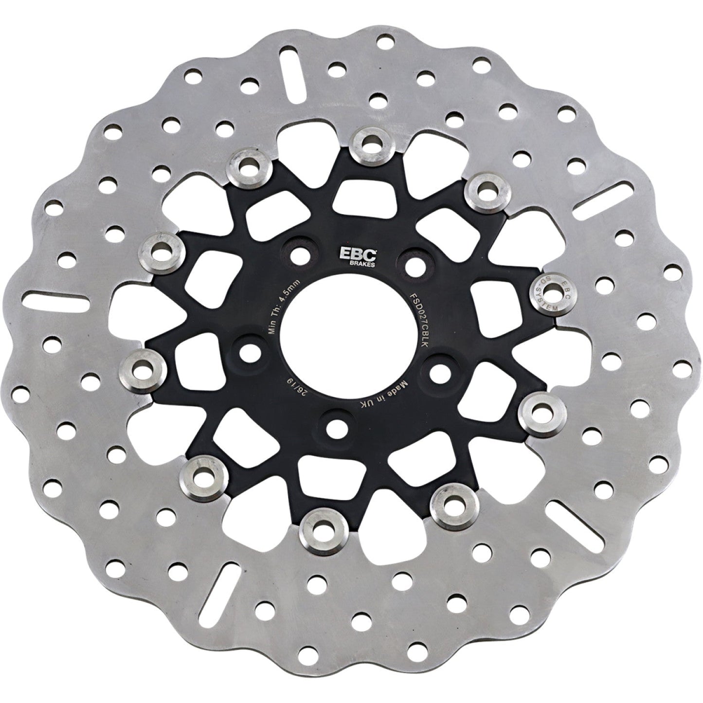 EBC Brake Rotor - Black Carrier FSD027CBLK | Brake Rotors   Street