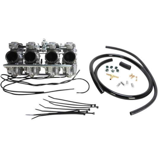 Mikuni Radial Flat Slide Carburetor Set - RS Series 38 4-Cylinder Set RS38-D19-K