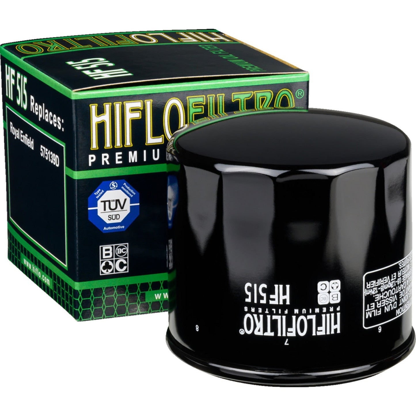 Hiflofiltro Oil Filter - Black HF515 | Oil Filters | Hiflofiltro