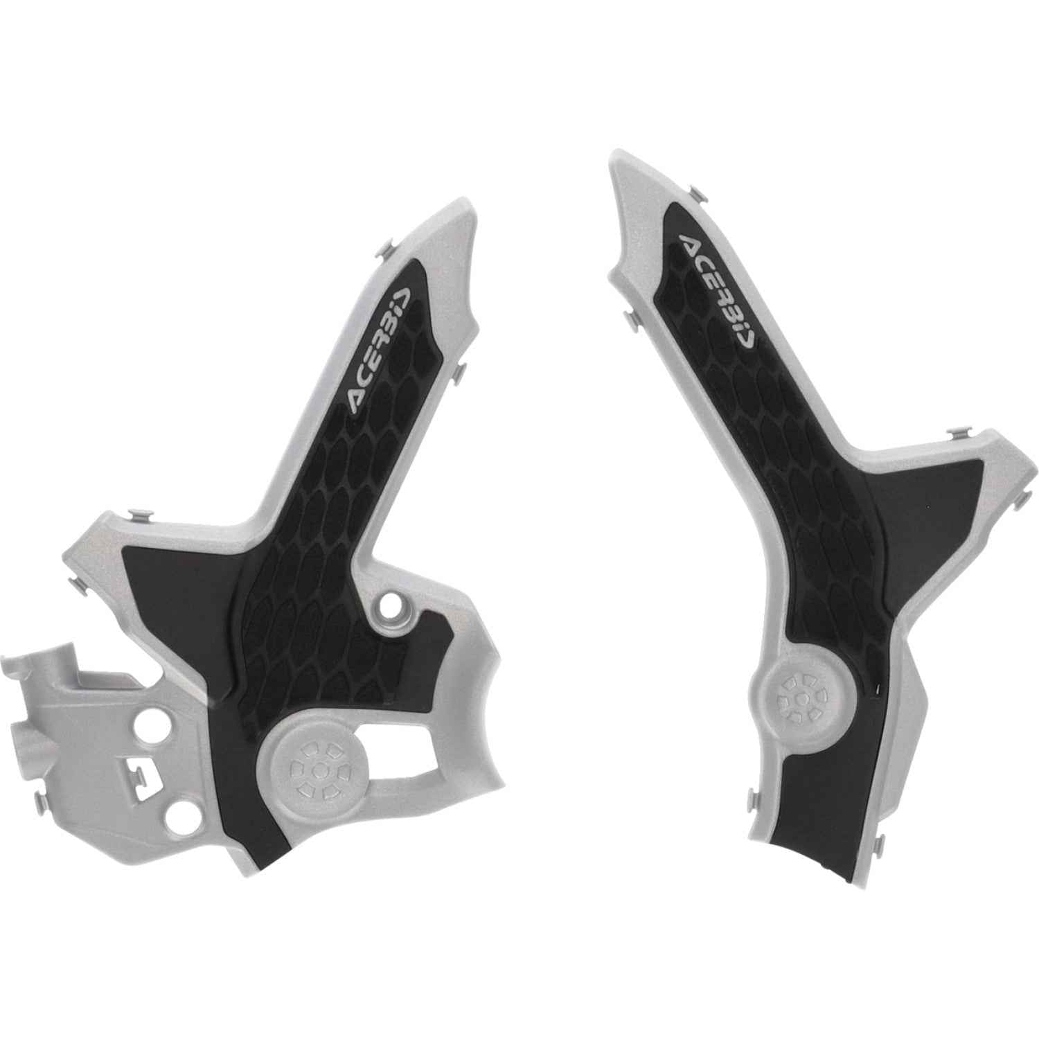 ACERBIS X-Grip Frame Guards - Gray/Black - CRF300 2979621019
