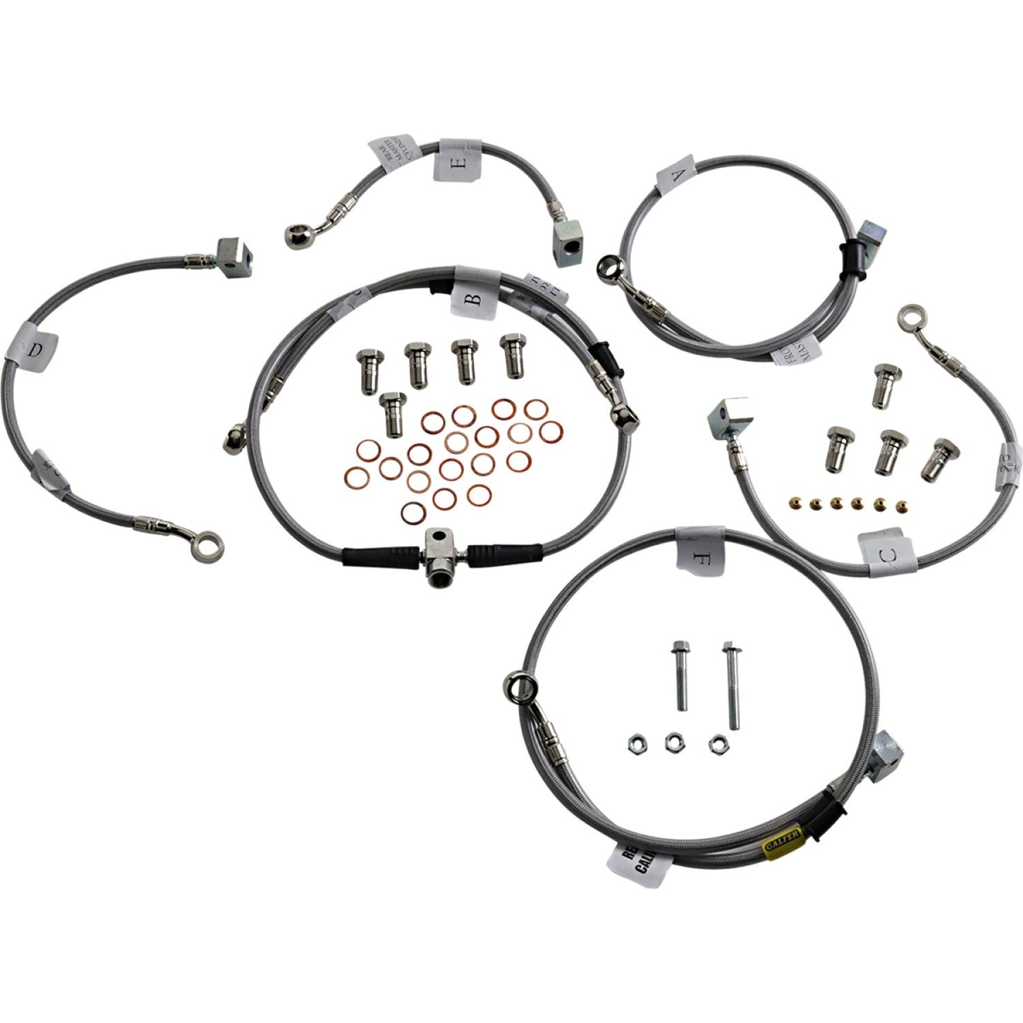 Galfer Brake Line - Stainless Steel FK003D924-7 | Brake Lines Hoses Stainless Steel