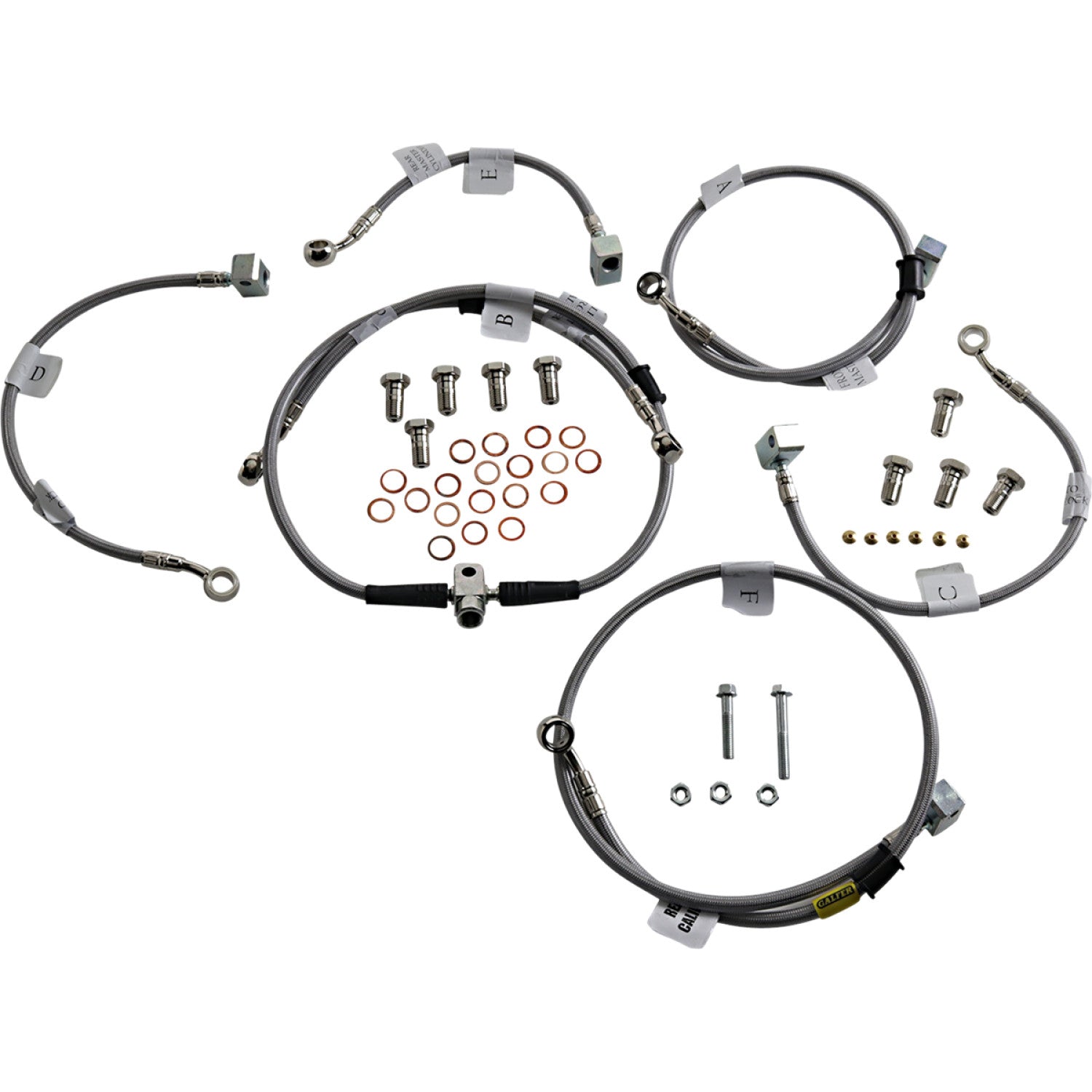 Galfer Brake Line - Stainless Steel FK003D924-7 | Brake Lines Hoses Stainless Steel
