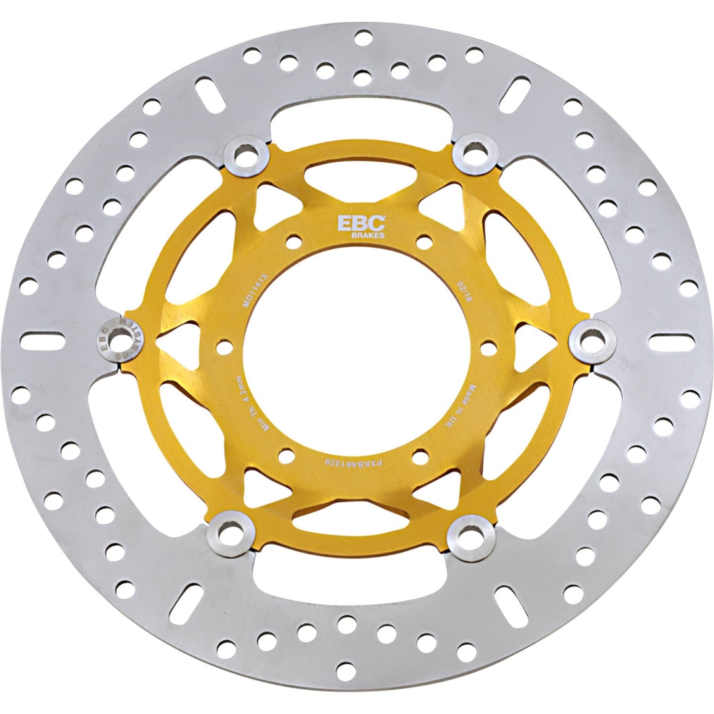 EBC Brake Rotor - Honda MD1141X | Brake Rotors   Street