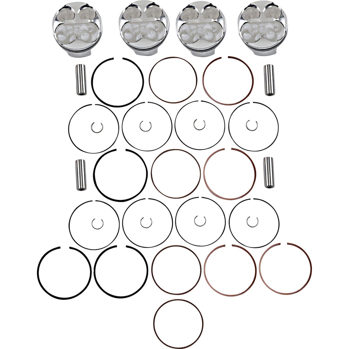 JE Pistons Piston Kit 255720 | JE Pistons | Piston & Ring Kits