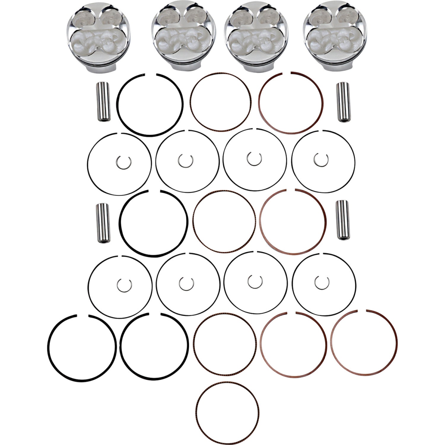 JE Pistons Piston Kit 255720 | JE Pistons | Piston & Ring Kits