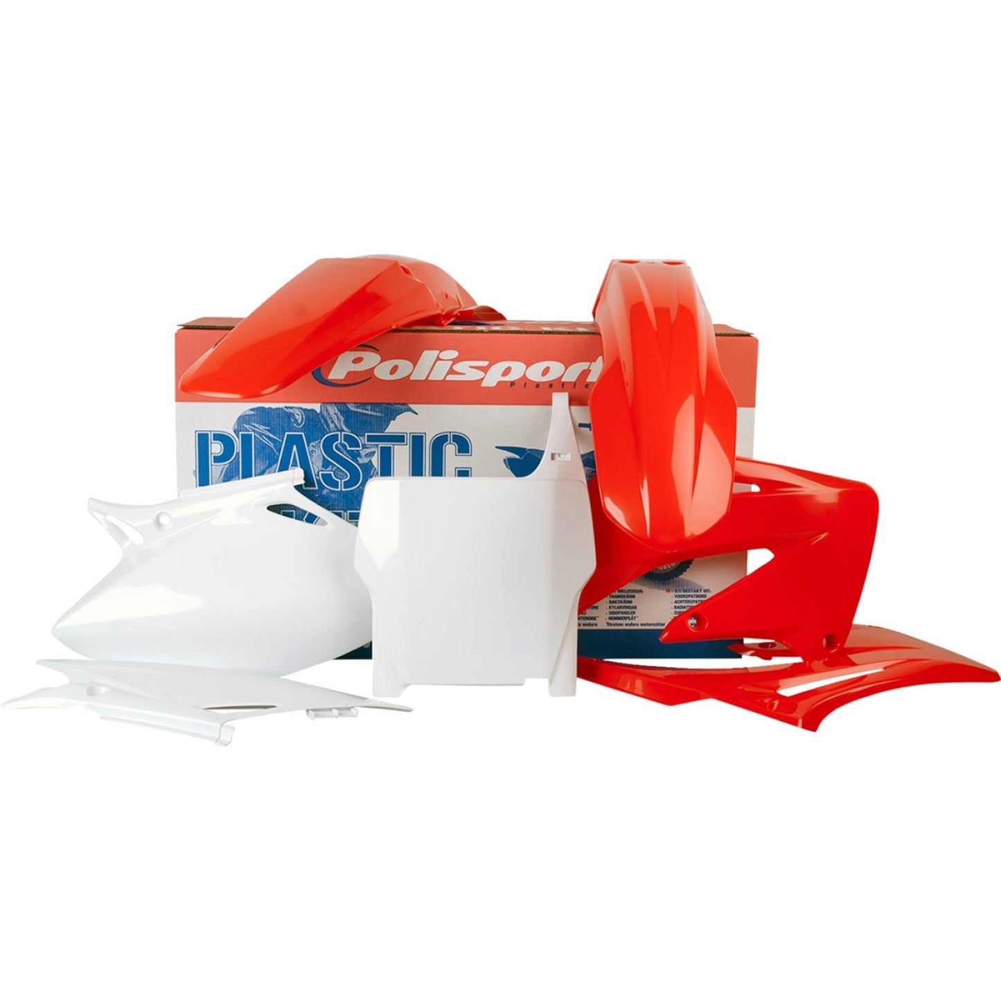 POLISPORT Body Kit - Complete - OEM Red/White - CRF 450R 90109 by Polisport